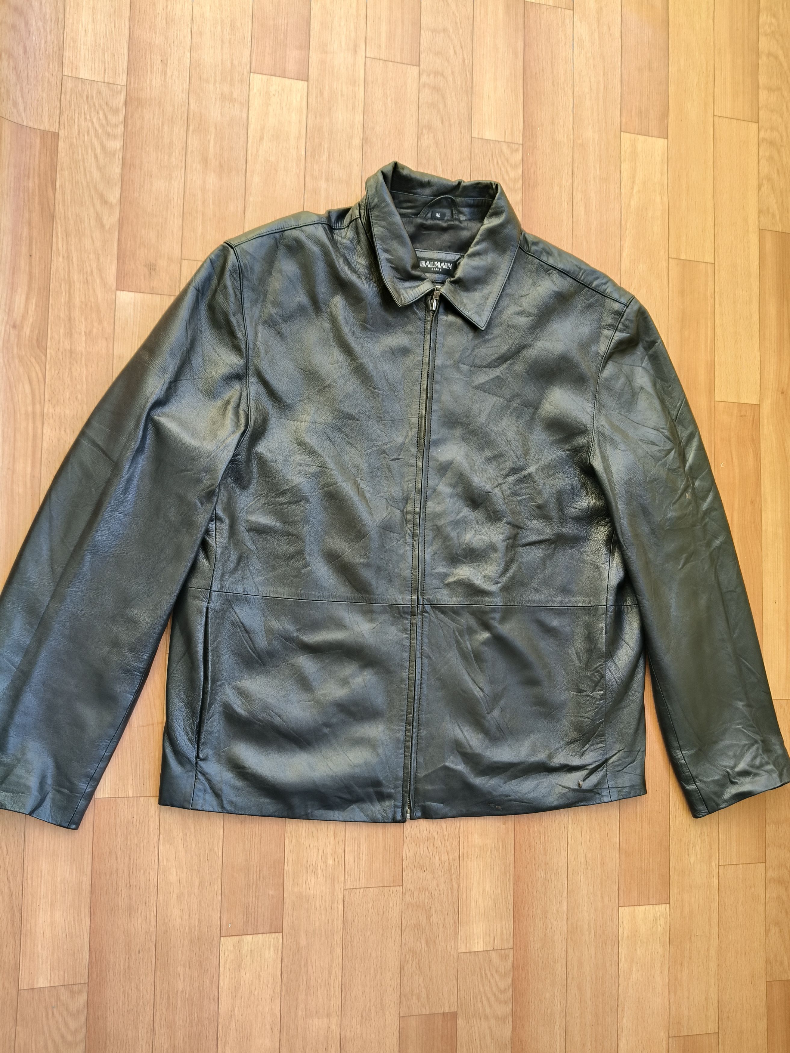 Balmain Balmain leather jacket Size US XL / EU 56 / 4 - 2 Thumbnail