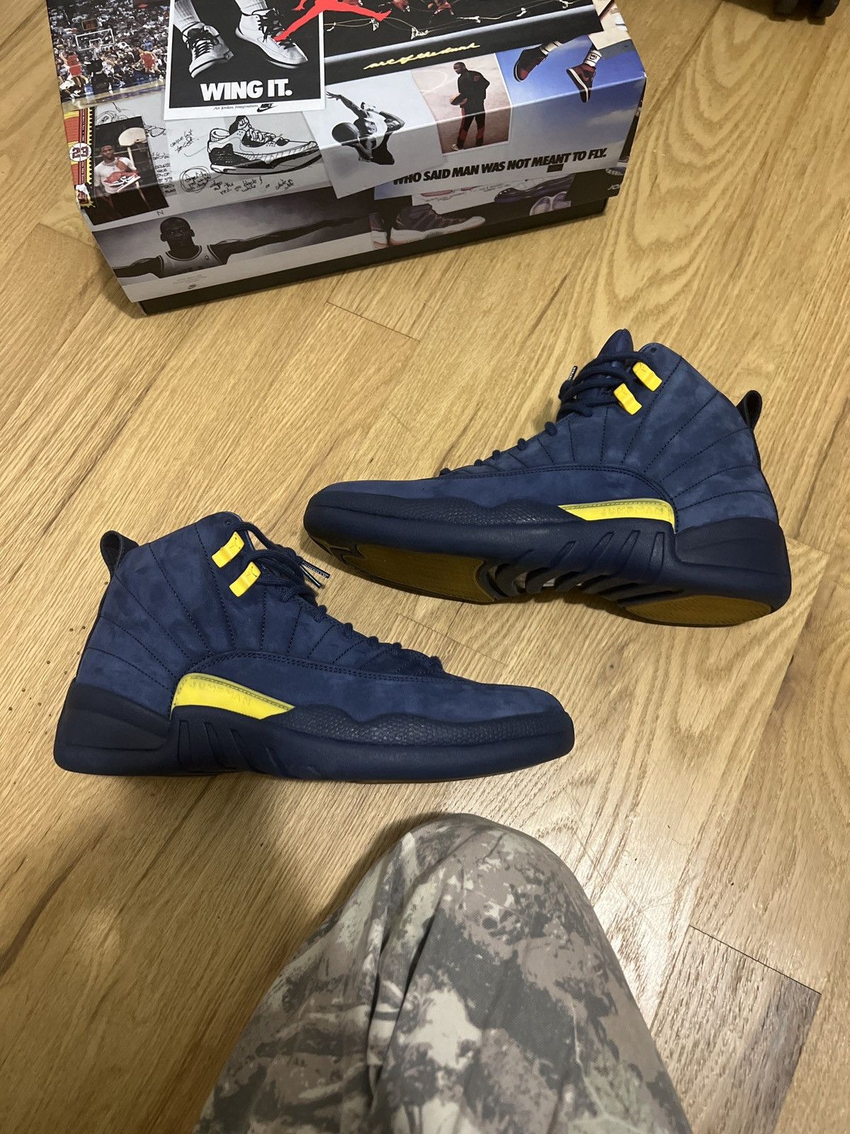 Jordan Brand × Vintage Jordan 12 “Michigan” Size US 10.5 / EU 43-44 - 1 Thumbnail