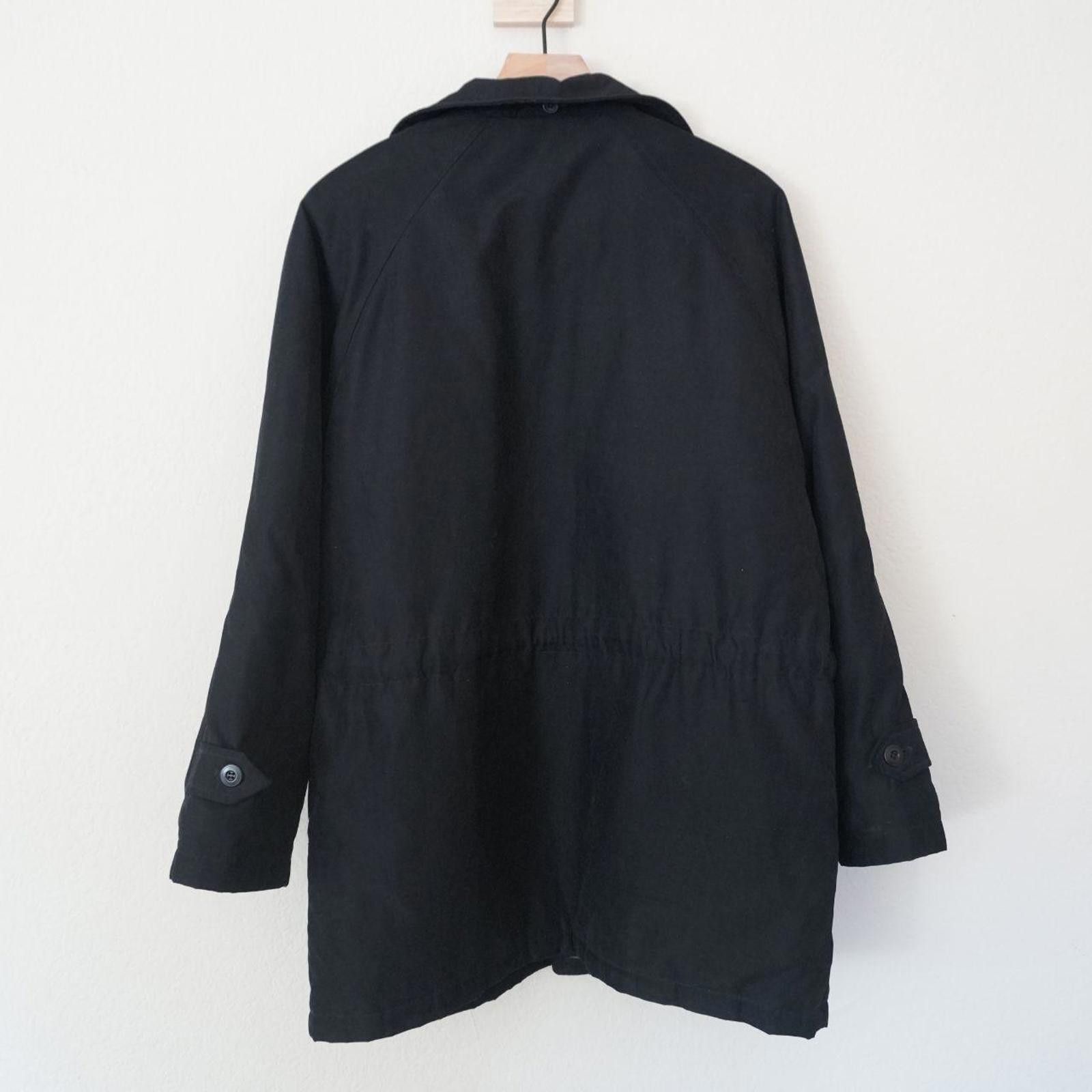 London Fog London Fog Coat Men's M Black Suede Full Zip Button Down Size US M / EU 48-50 / 2 - 8 Thumbnail