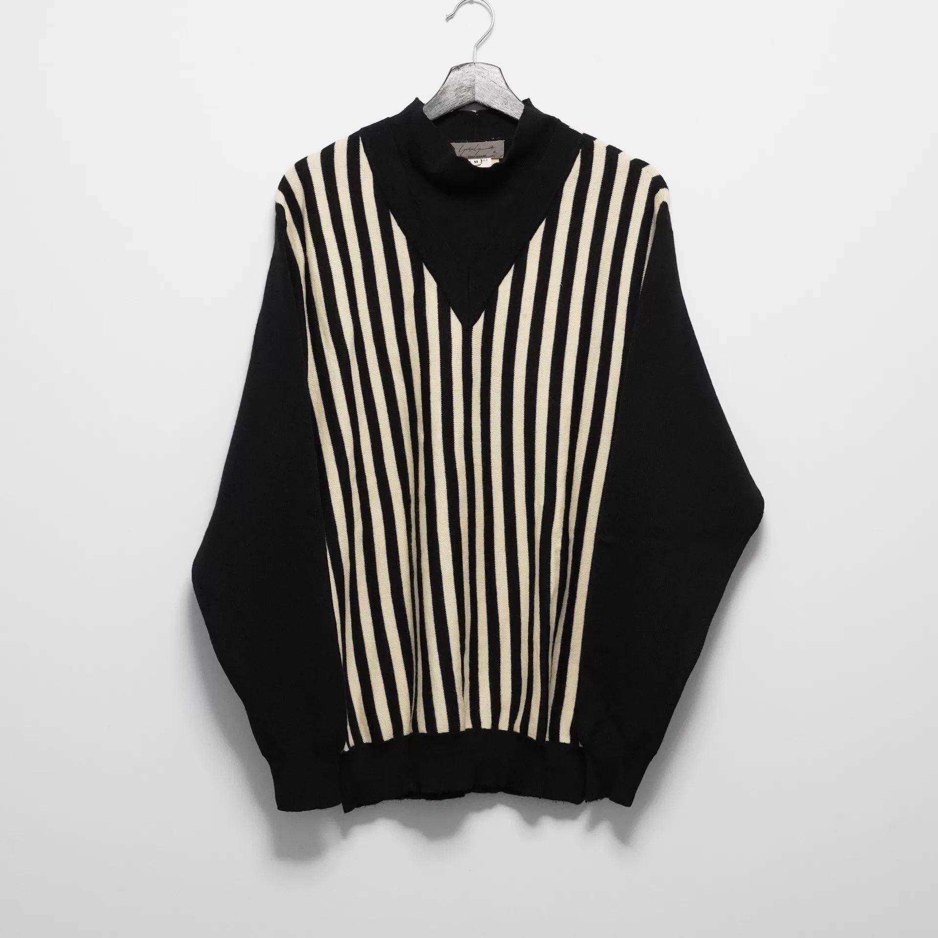 Yohji Yamamoto Yohji Yamamoto 1990SS DC Striped Sweater M Size US M / EU 48-50 / 2 - 1 Thumbnail