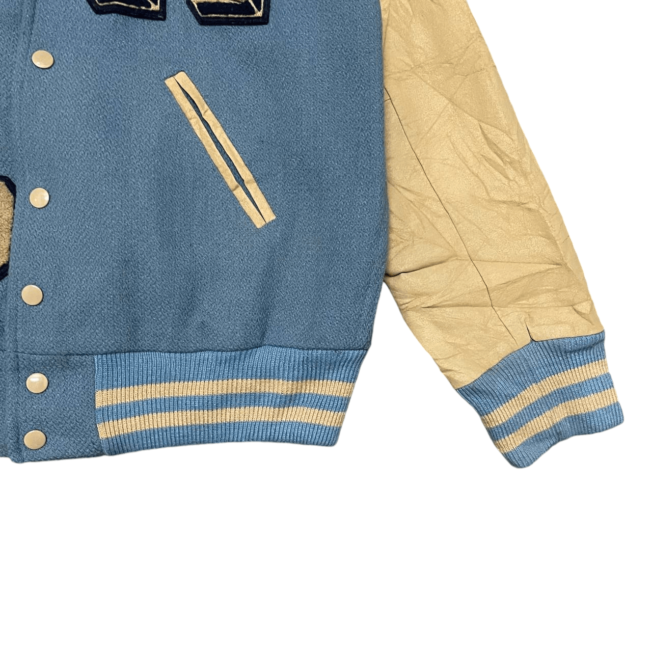 Japanese Brand Vintage Rich Girl Wool Varsity Jacket Size M / US 6-8 / IT 42-44 - 4 Thumbnail