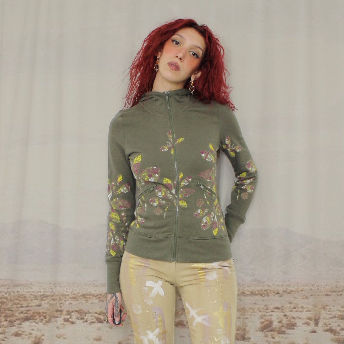 Other 🦋KHAKI GREEN SWEATSHIRT🦋 Size S / US 4 / IT 40 - 1 Thumbnail