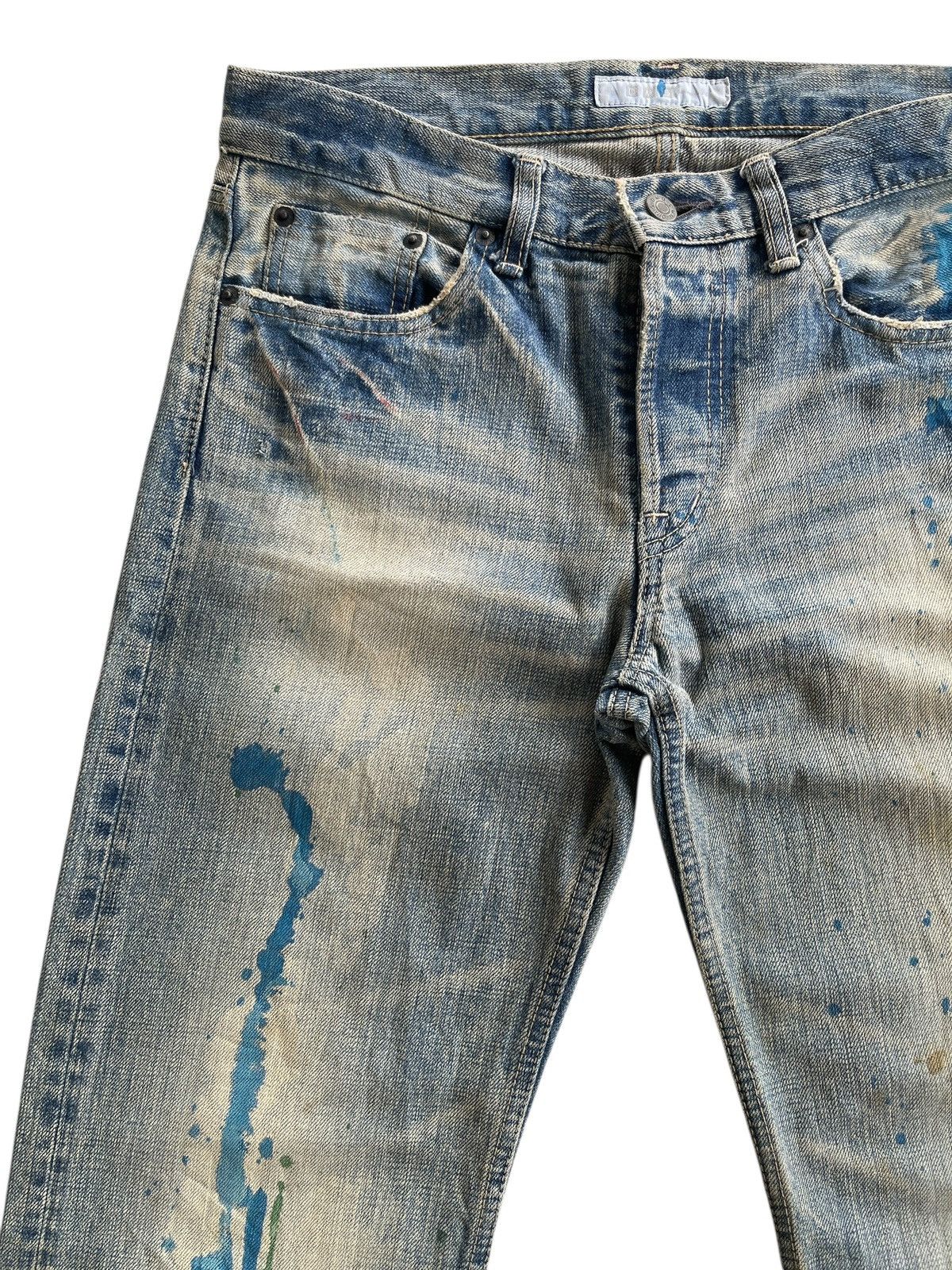 Japanese Brand DOMINGO Co.Ltd JAPAN PAINTS SPLATTED DENIM Size US 31 - 3 Thumbnail