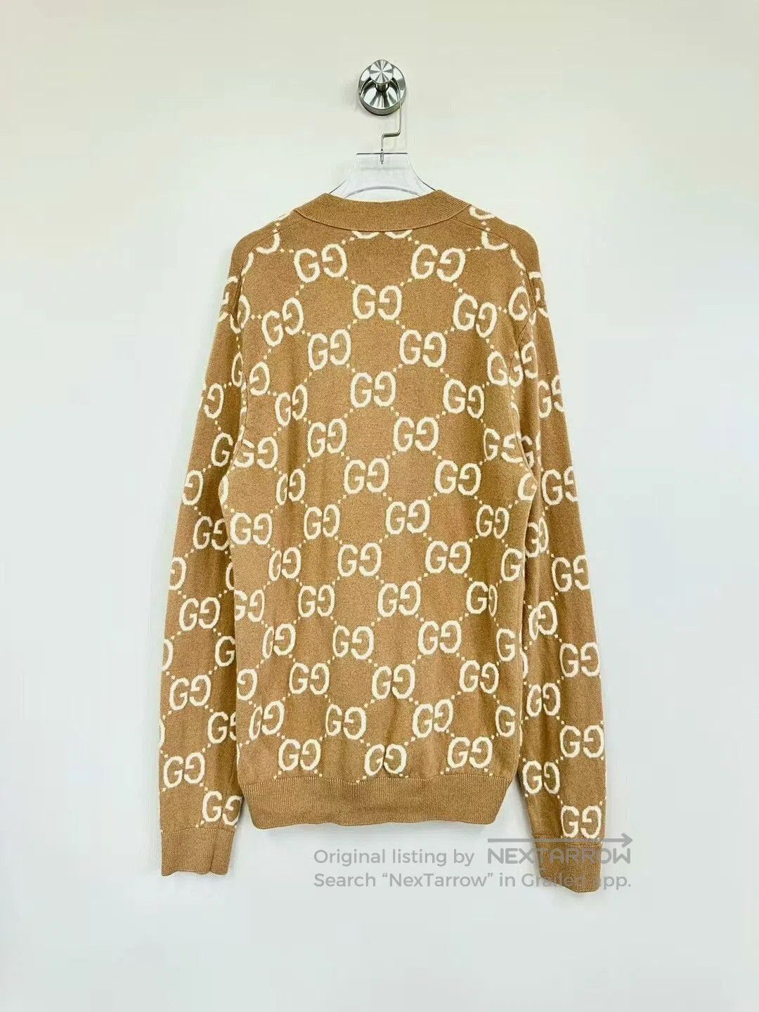 Gucci Gucci Brown Double G Knit Cardigan. Size M / US 6-8 / IT 42-44 - 3 Thumbnail