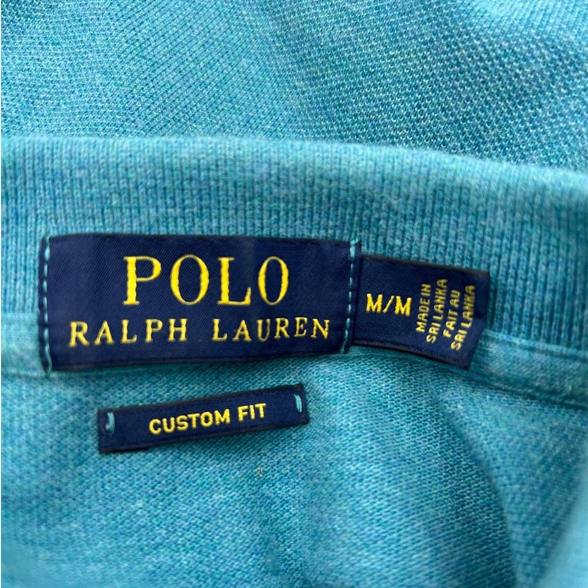 Polo Ralph Lauren Polo Ralph Lauren Polo Shirt Teal Blue Short Sleeves Cotton Size US M / EU 48-50 / 2 - 3 Thumbnail