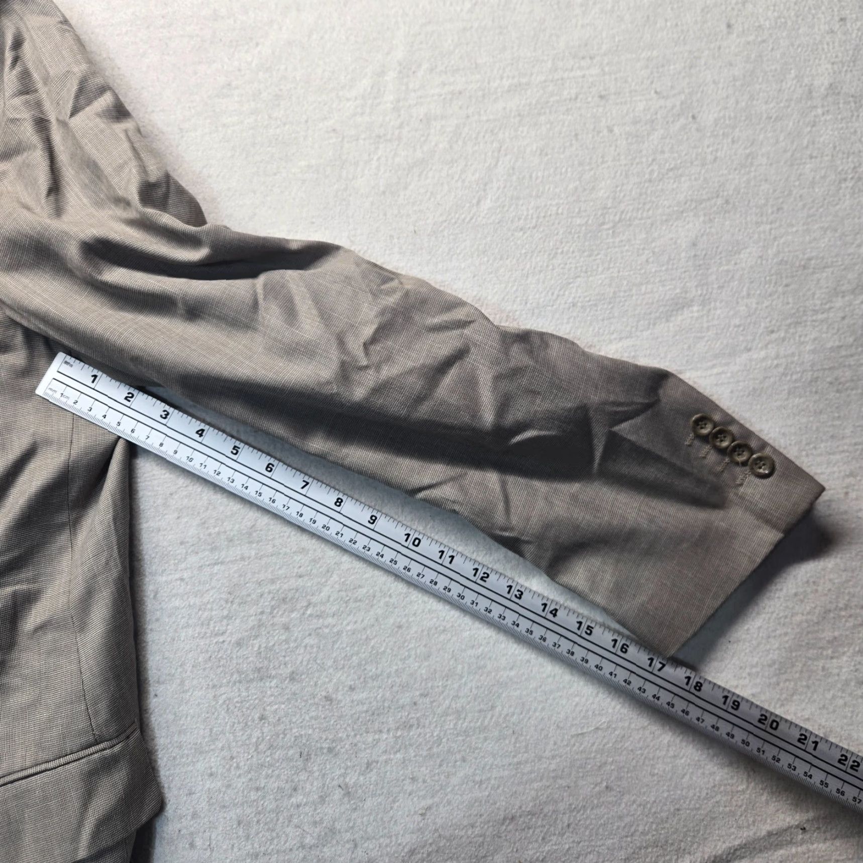 Vintage VINCI Gray 2 Button Sport Coat Adult Men’s Size 44 L Blazer Jacket Size 44R - 6 Thumbnail