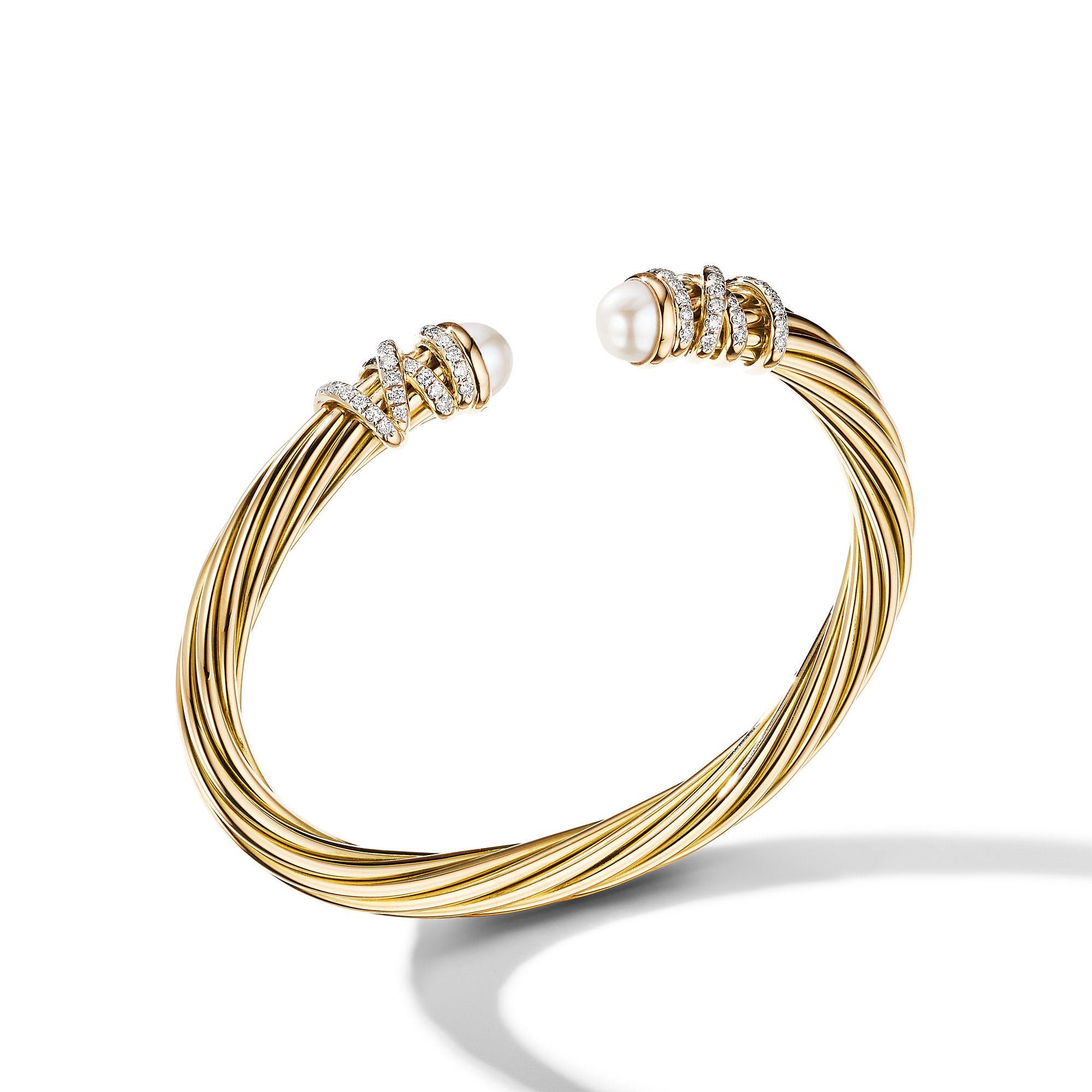 David Yurman o1w1db10325 B16264D Bracelet in 18K Yellow Gold and Diamond Size ONE SIZE - 1 Thumbnail