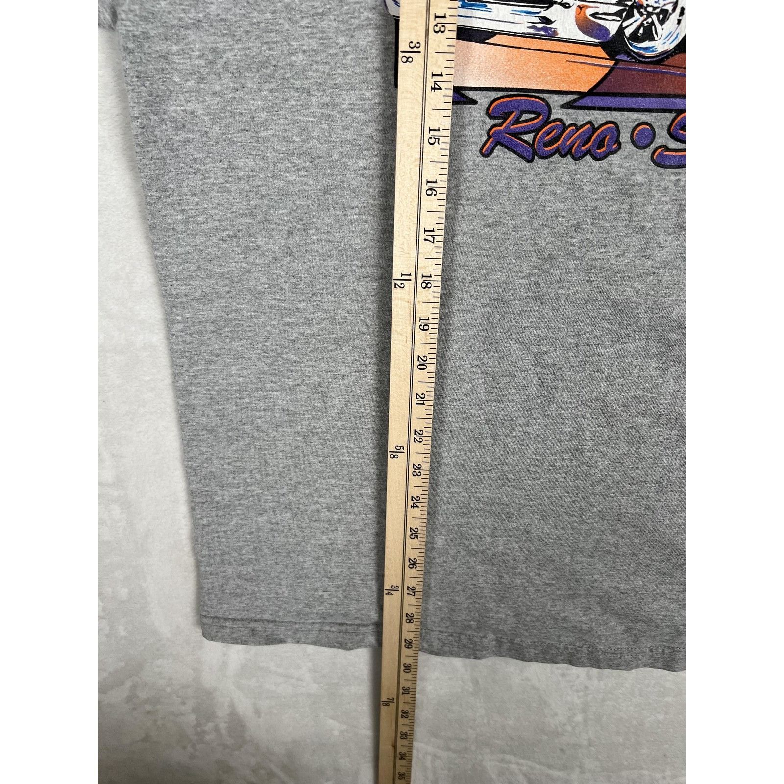 Port & Company Vintage Hot August Nights Shirt Mens XL Gray 2003 Reno Spark Size US XL / EU 56 / 4 - 4 Thumbnail