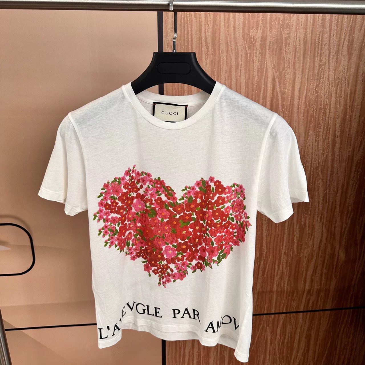 Gucci Gucci White Heart Bird Short Sleeve XS Size XS / US 0-2 / IT 36-38 - 1 Thumbnail