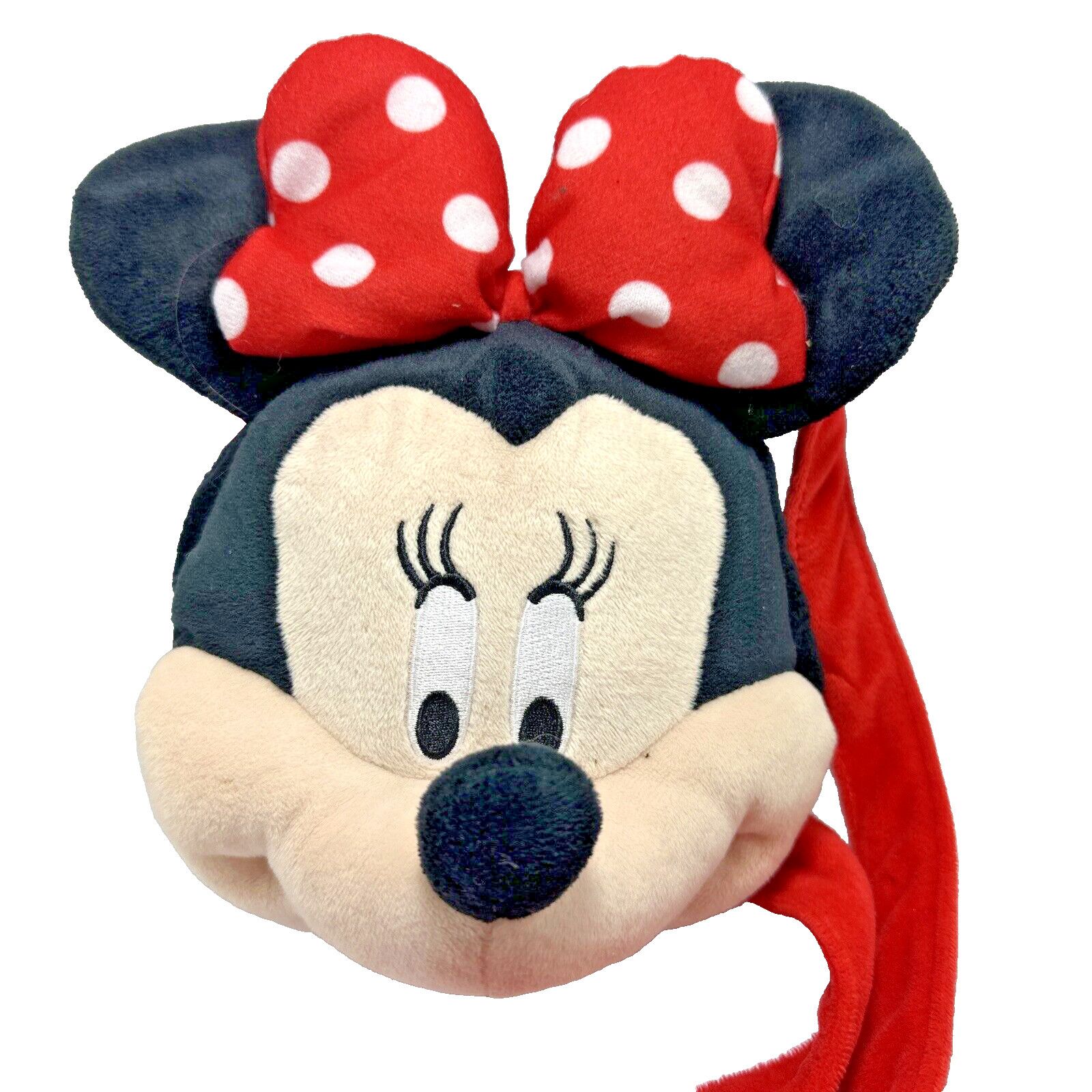 Disney Disney Classic Minnie Mouse Girls Plush Face Cross Body Bag Size ONE SIZE - 3 Thumbnail