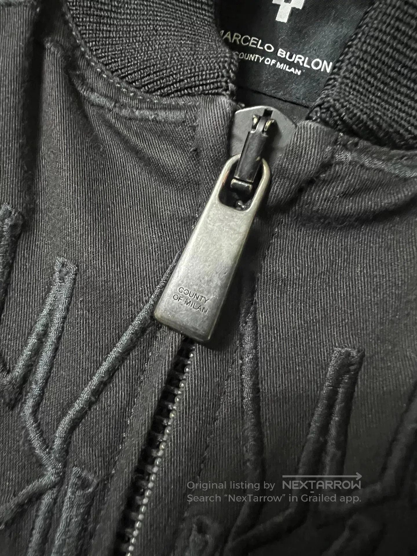 Saint Laurent Paris Marcelo Burlon Saint Laurent Men's MA1 Bomber Jacket. Size US S / EU 44-46 / 1 - 5 Thumbnail