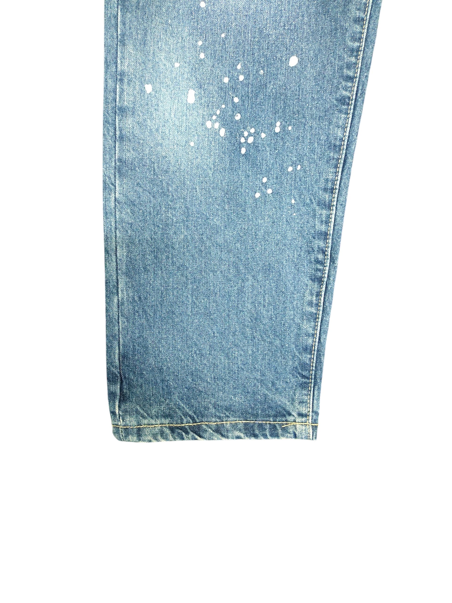 Comme des Garcons × Undercover Confirm Japan Paint Splash Distress Faded Denim Jeans Size US 34 / EU 50 - 6 Thumbnail