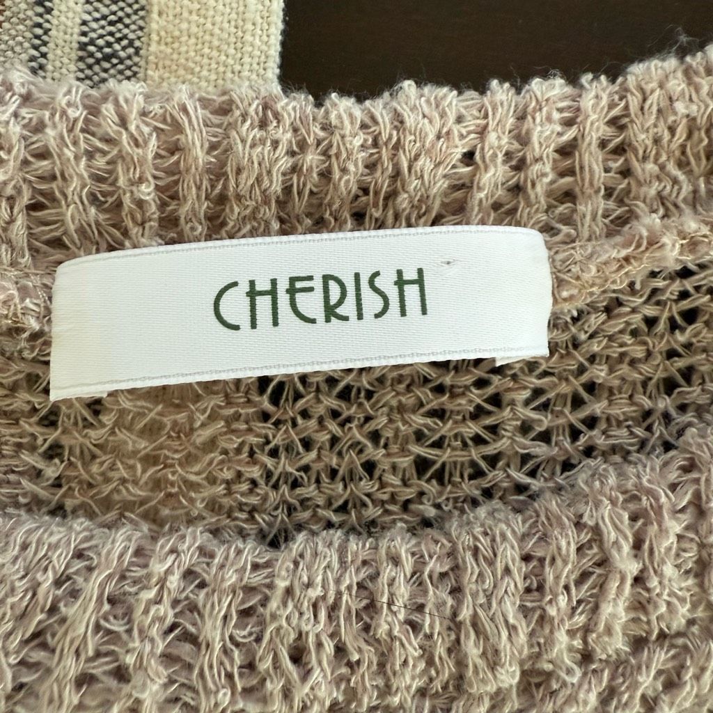 Other Cherish Open Weave Top Off Taupe S Size S / US 4 / IT 40 - 7 Thumbnail