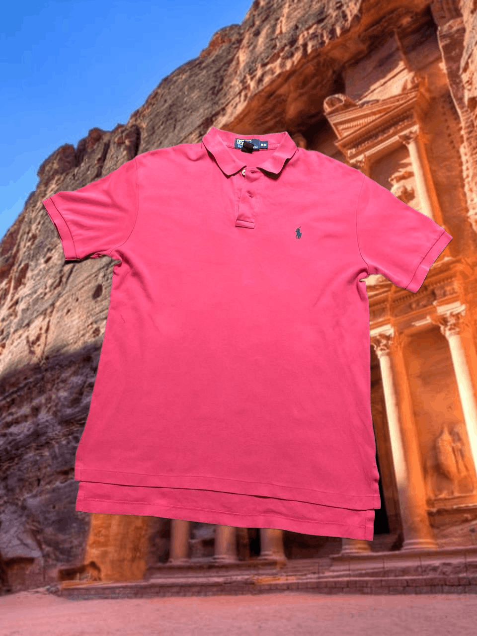 Polo Ralph Lauren Vintage Polo by Ralph Lauren Y2K pink T-Shirt logo Size US M / EU 48-50 / 2 - 1 Thumbnail