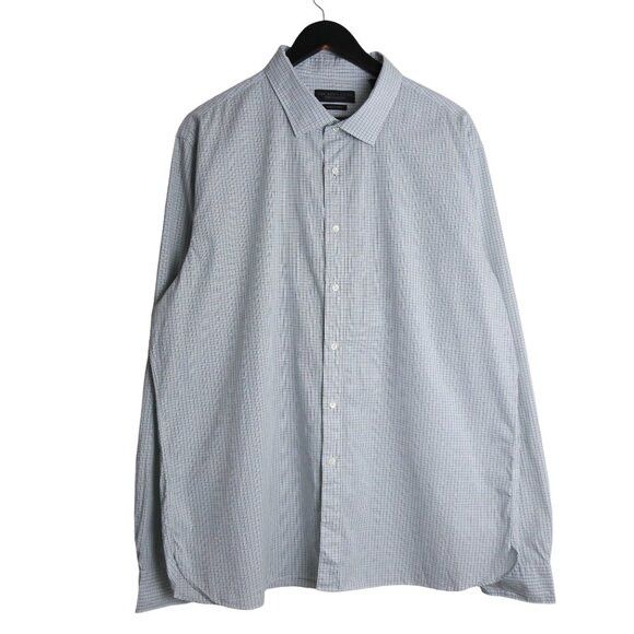 Bloomingdale's The Men's Bloomingdale's Green Multi Plaid Button Down Size US XXL / EU 58 / 5 - 1 Thumbnail