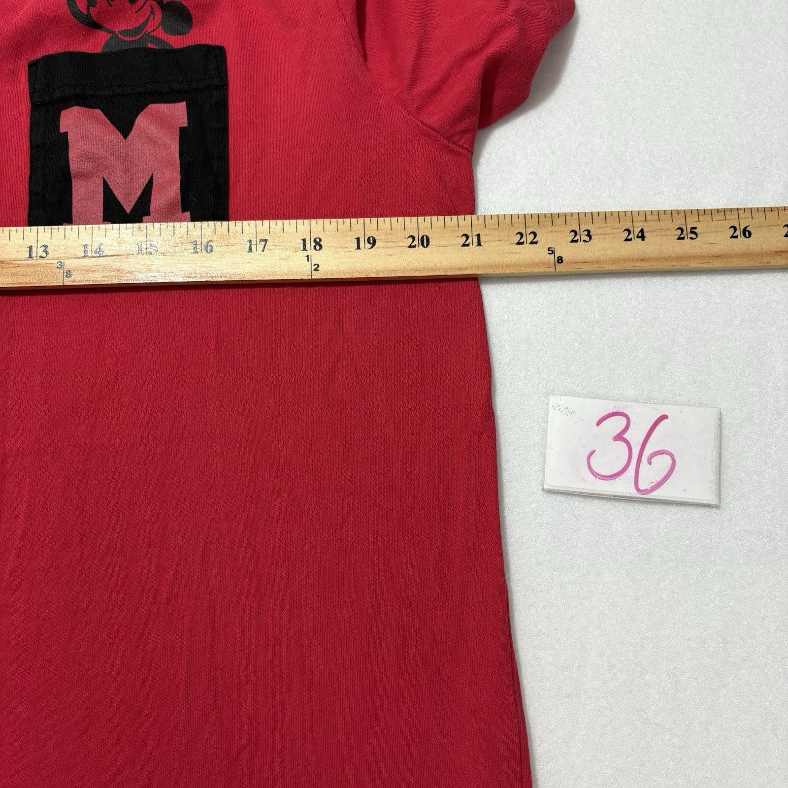 Other Bossini Disney Large Pocket T Shirt Mickey Mouse Red Black Size US L / EU 52-54 / 3 - 8 Thumbnail