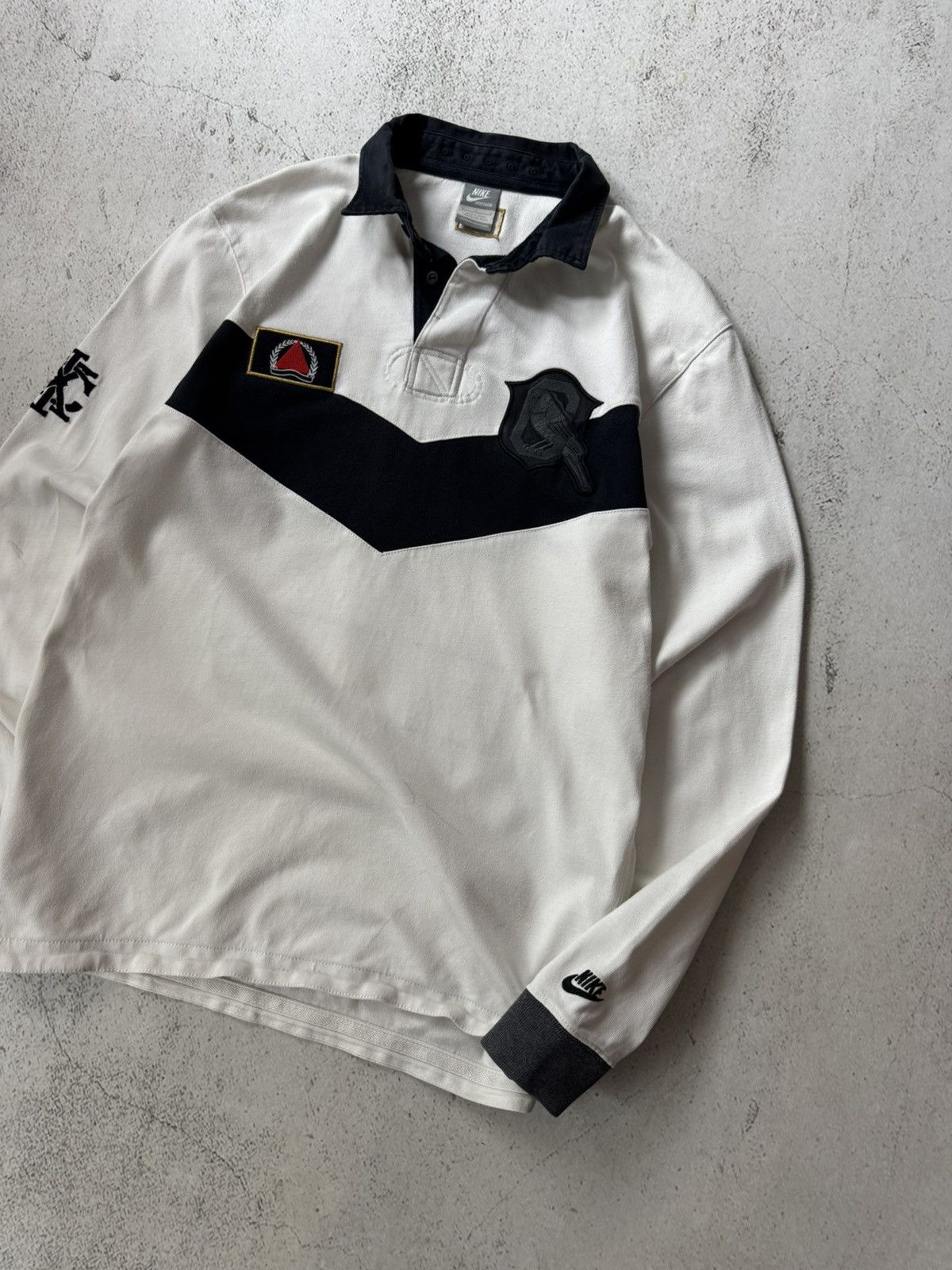 Nike × Vintage Nike Vintage Brazil Canarinho Caldeirao 10 Regby Long Sleeve Size US L / EU 52-54 / 3 - 7 Thumbnail