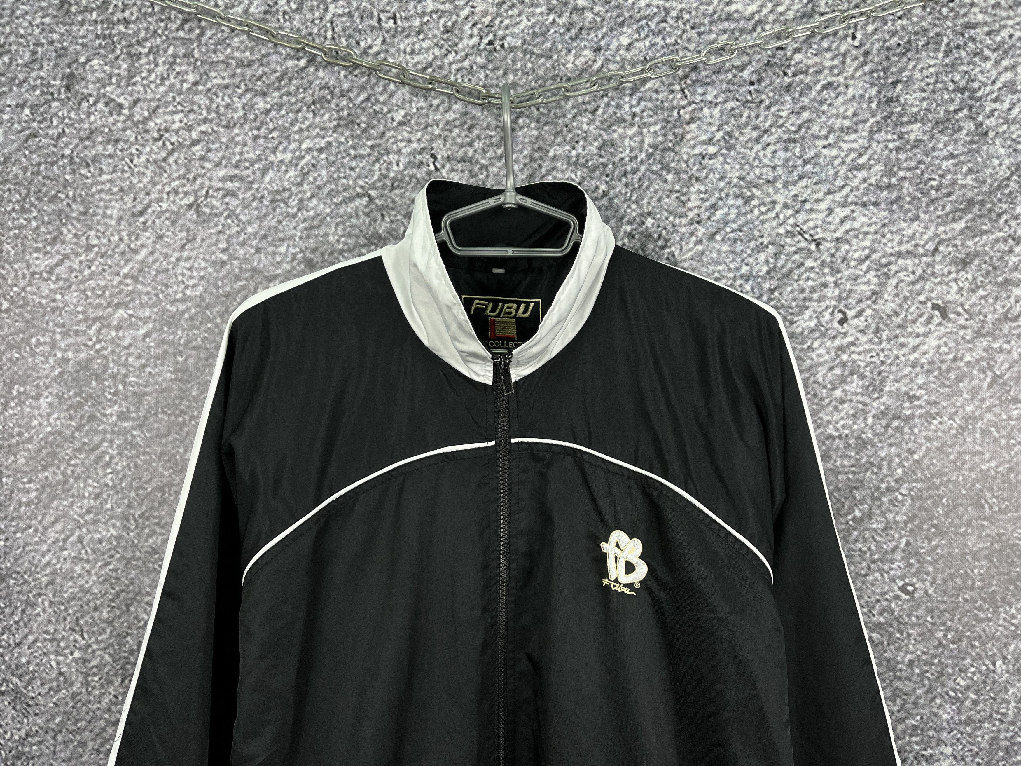 Fubu Vintage FUBU Sports Full Zip Jacket Big Logo Streetwear Size US XL / EU 56 / 4 - 3 Thumbnail