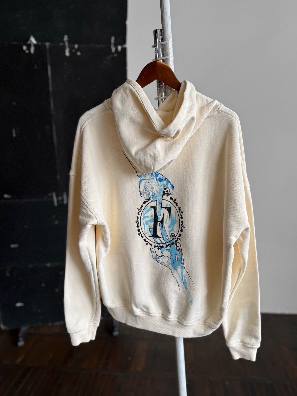 Other Finelli Mens Cream Hoodie Graphic Print Pullover Streetwear Size US M / EU 48-50 / 2 - 6 Thumbnail