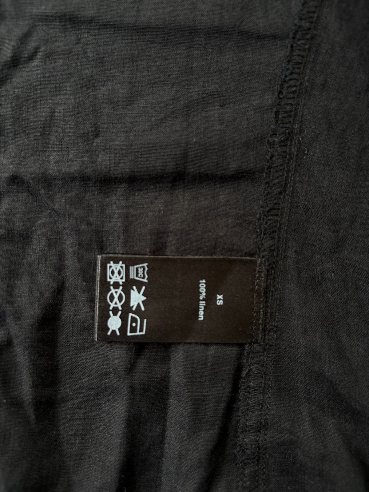 Rundholz Rundholz Black Linen Avant Garde Jacket Size XS / US 0-2 / IT 36-38 - 11 Thumbnail