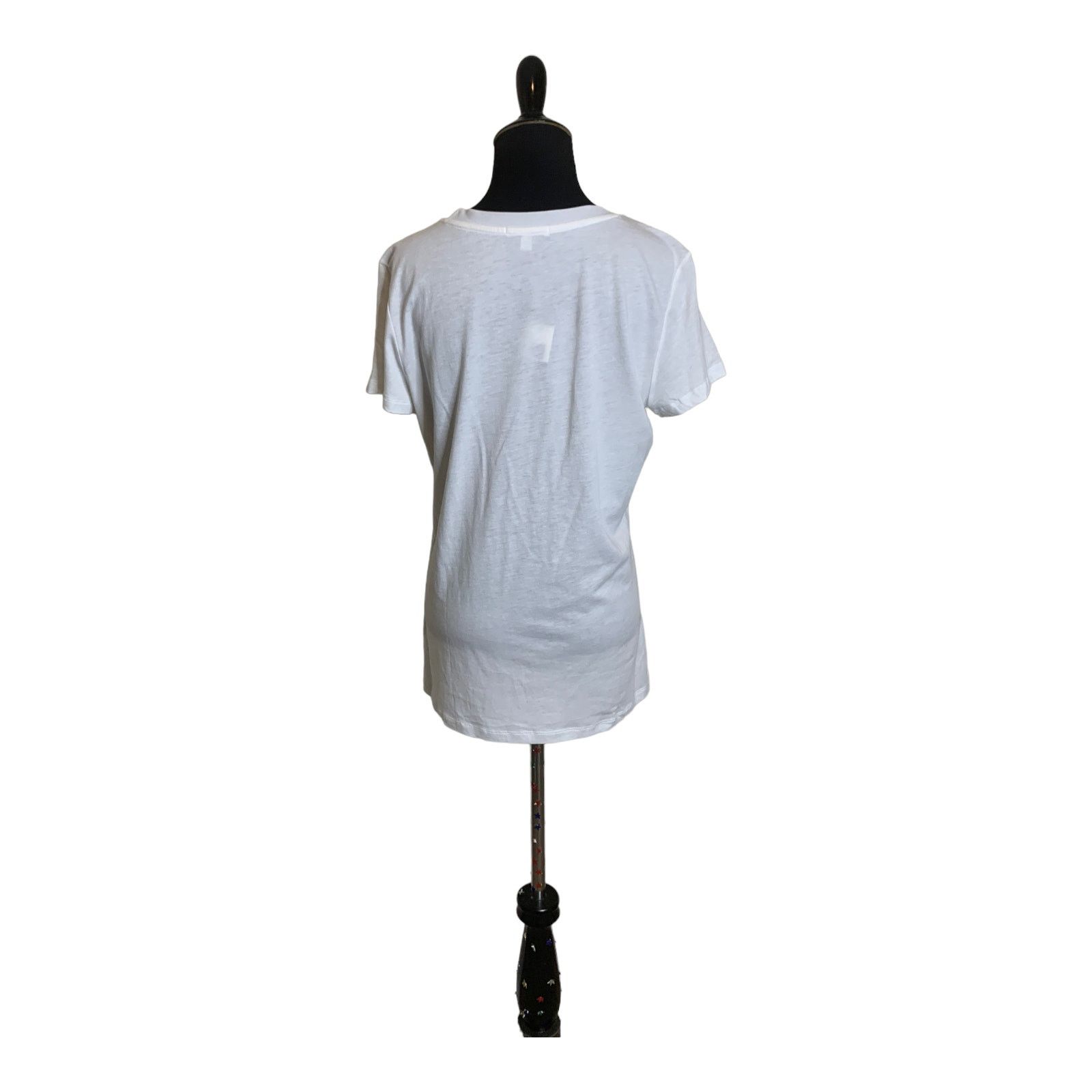 Gap Gap white short sleeves blouse tee size Large Size L / US 10 / IT 46 - 2 Thumbnail