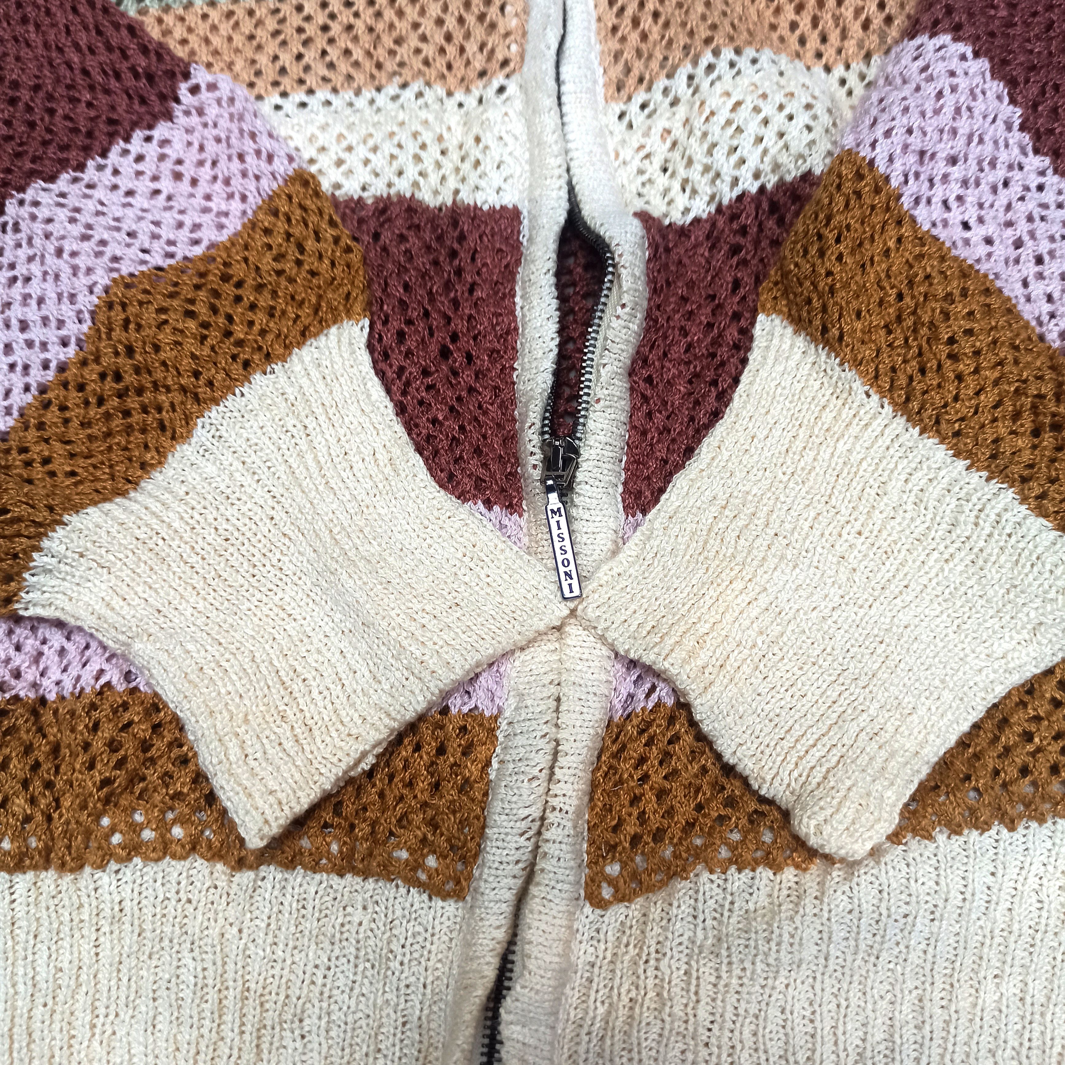 Missoni Vintage Knitweare Jacket Missoni ziper Riri Size XL / US 12-14 / IT 48-50 - 4 Thumbnail