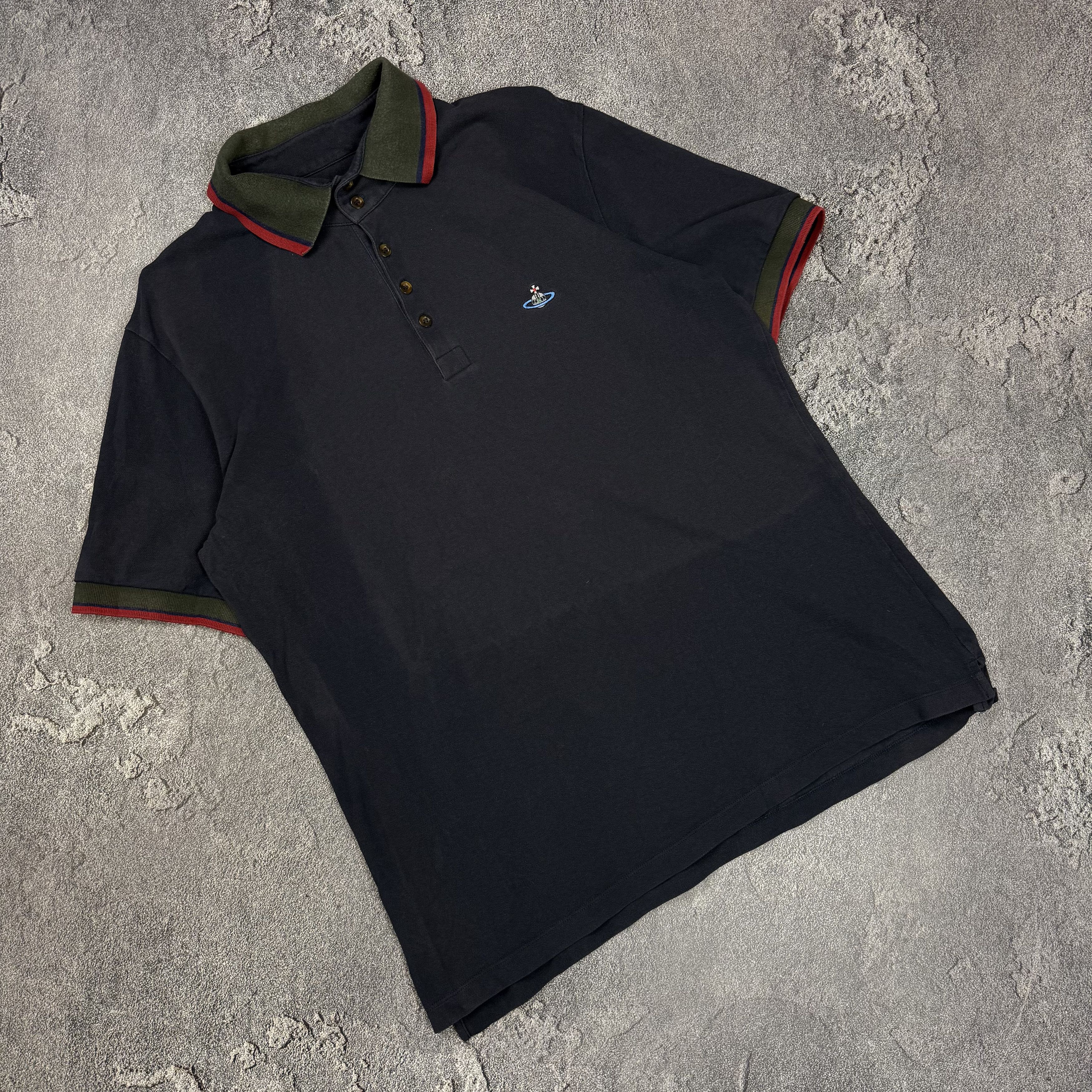 Vivienne Westwood Vivienne Westwood Polo T-Shirt Orb Logo Luxury Size US XXL / EU 58 / 5 - 1 Thumbnail