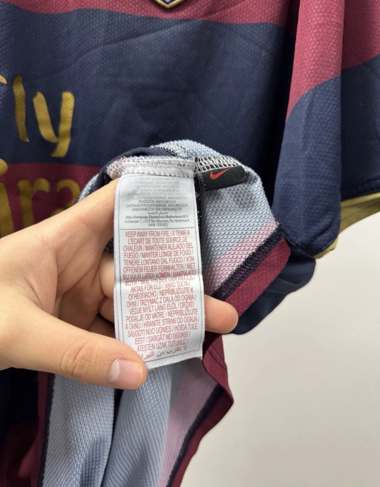 Nike × Vintage Vintage Nike Arsenal London Third Jersey 2007/08 Blockore Size US M / EU 48-50 / 2 - 9 Thumbnail