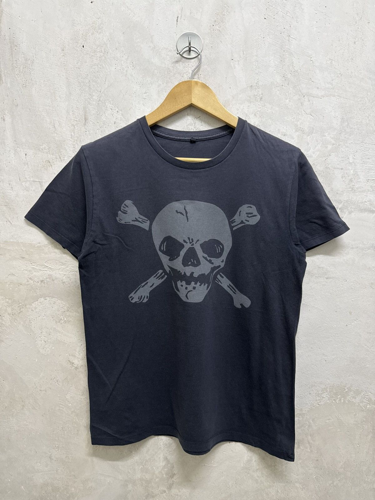 20471120 Faded Gothic Grunge Skull Inspired 20471120 Skull Tee Size US S / EU 44-46 / 1 - 1 Thumbnail