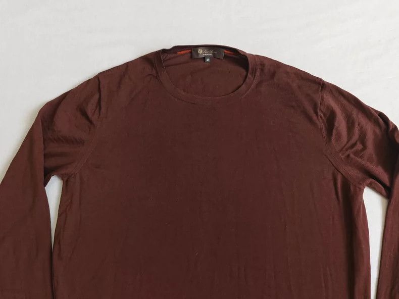 Other Loro Piana Brown Wool Knit Sweater- Size US M / EU 48-50 / 2 - 2 Thumbnail
