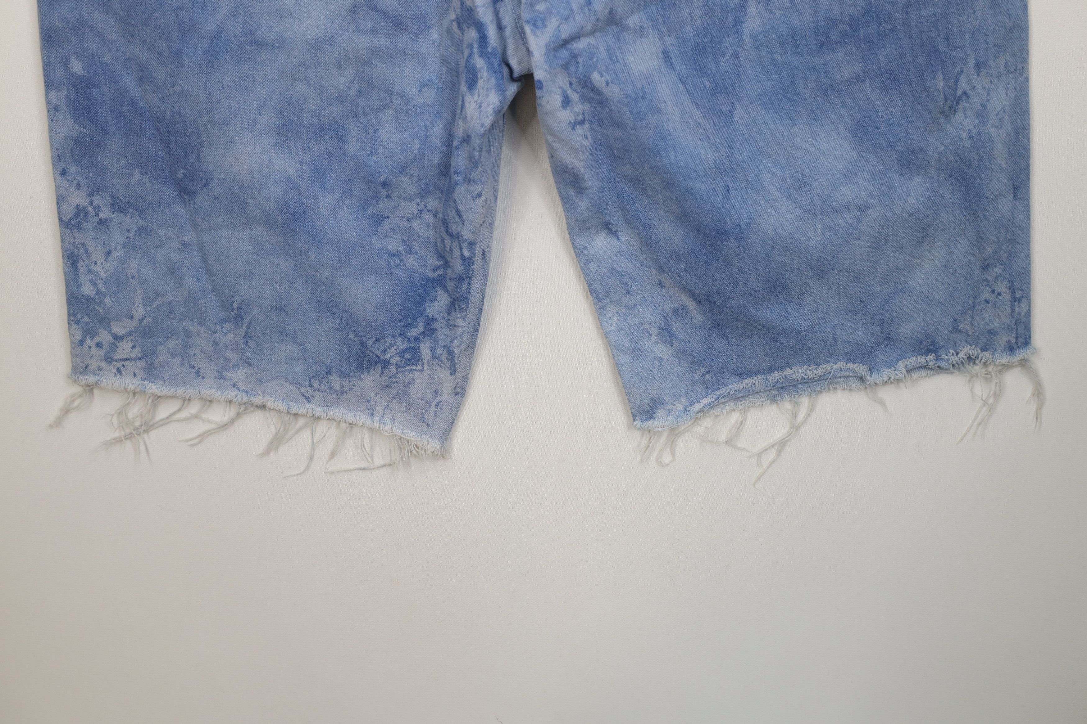 Levi's Vintage Y2K Levis 511 Off Acid Wash Denim Jean Shorts Jorts Size US 38 / EU 54 - 14 Thumbnail