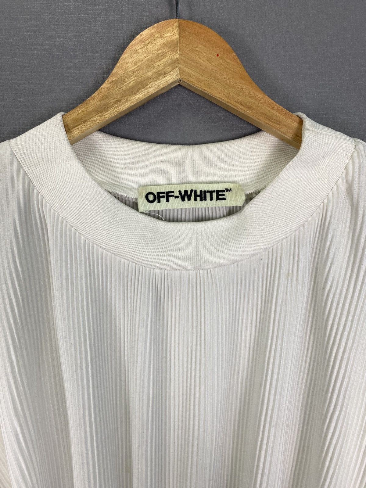 Off-White Off-White Pleated Dress Size S / US 4 / IT 40 - 3 Thumbnail