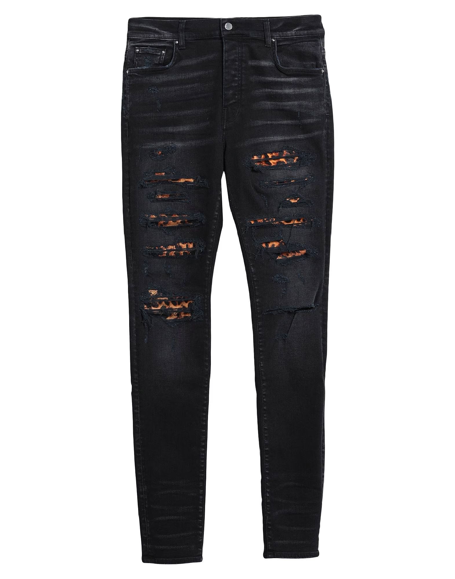 Amiri Amiri Thrasher 'Leopard Patch' Black Jeans Size US 36 / EU 52 - 1 Preview