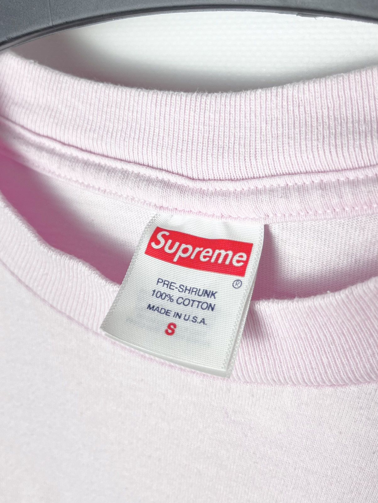 Supreme Supreme League T-Shirt Light Pink SS23 Size US S / EU 44-46 / 1 - 6 Thumbnail