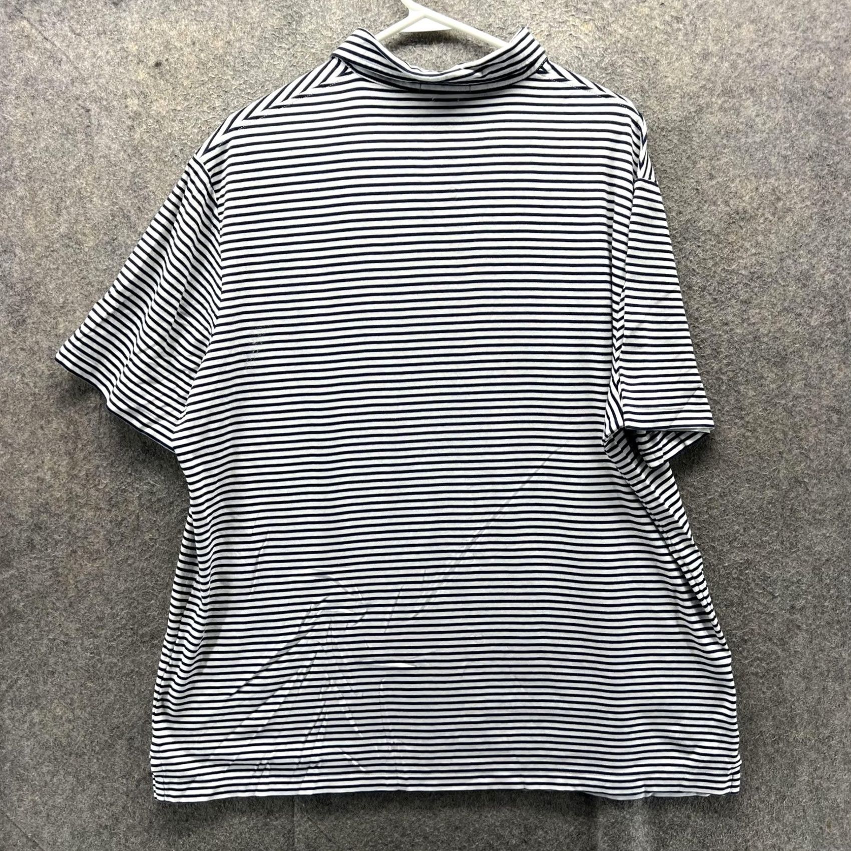 Polo Ralph Lauren Polo Ralph Lauren Polo Shirt Mens XL Navy White Stripe Classic Fit Cotton Logo Size US XL / EU 56 / 4 - 2 Thumbnail