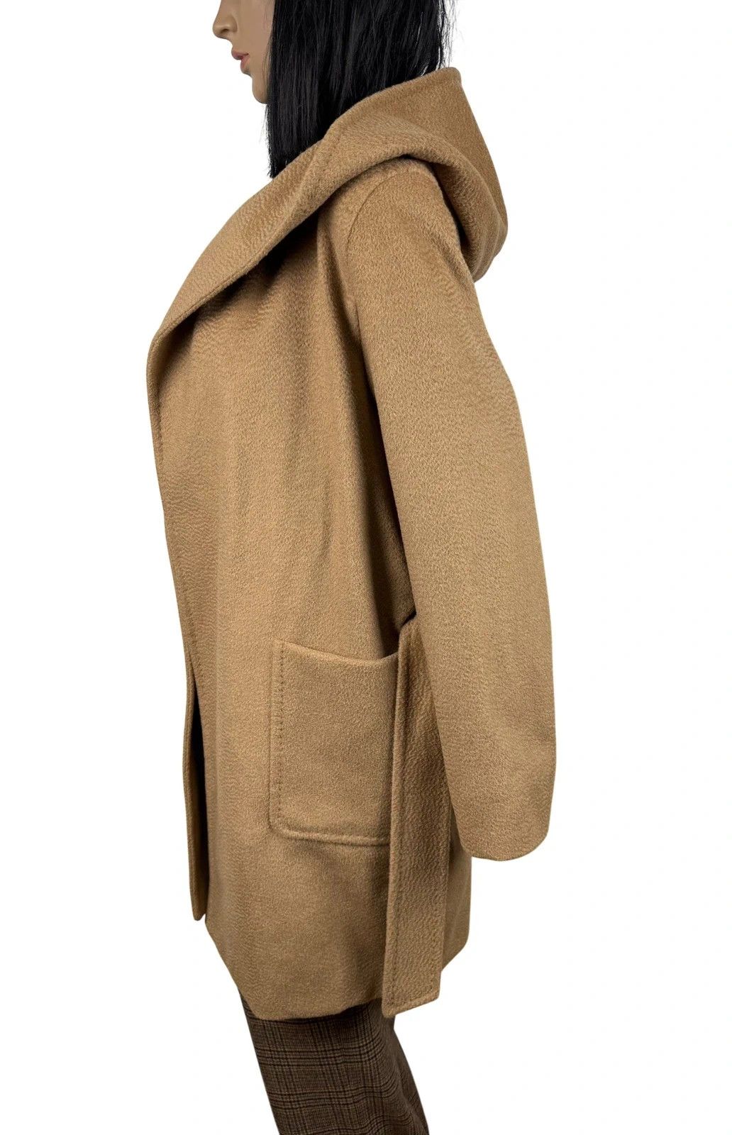 Max Mara Max Mara Coat Rialto Belted Hooded Camel Size S / US 4 / IT 40 - 10 Thumbnail
