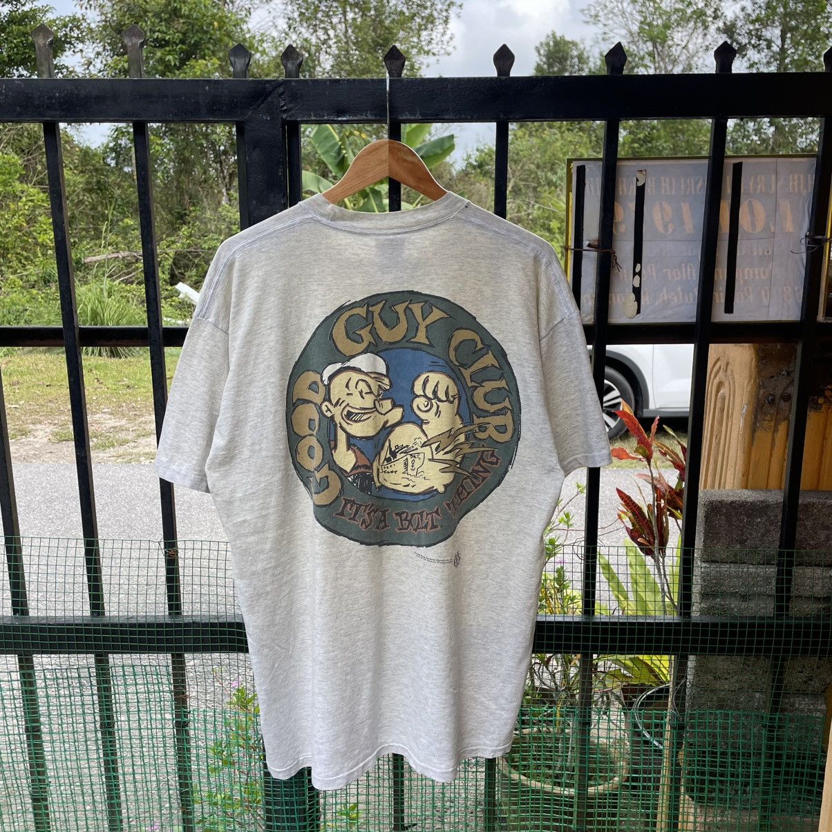 Lightning Bolt 🔥Vintage 1994 Lightning Bolt Popeye Graphic Surf Skate Tee Size US XL / EU 56 / 4 - 1 Thumbnail