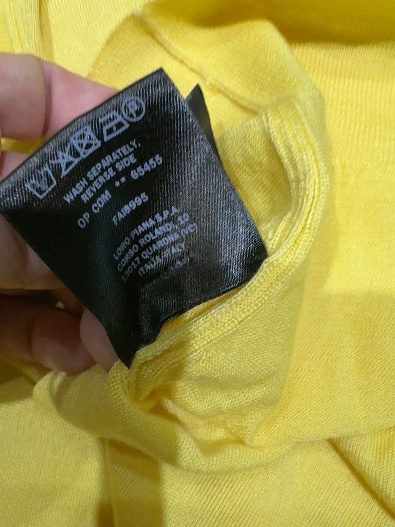 Loro Piana LORO PIANA Light yellow knit half sleeve Size M / US 6-8 / IT 42-44 - 5 Thumbnail