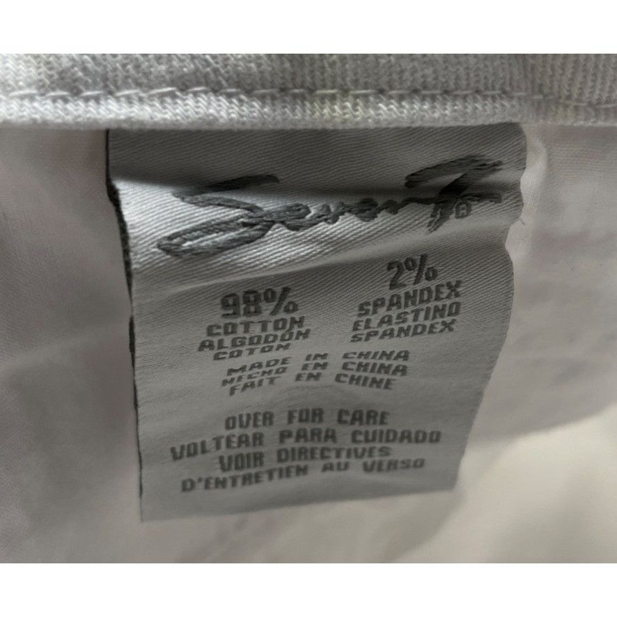 Other Seven7 Women's White Cropped Jeans Easy Fit Size 16 SKU 5175 Size 38" / US 16 / IT 52 - 8 Thumbnail