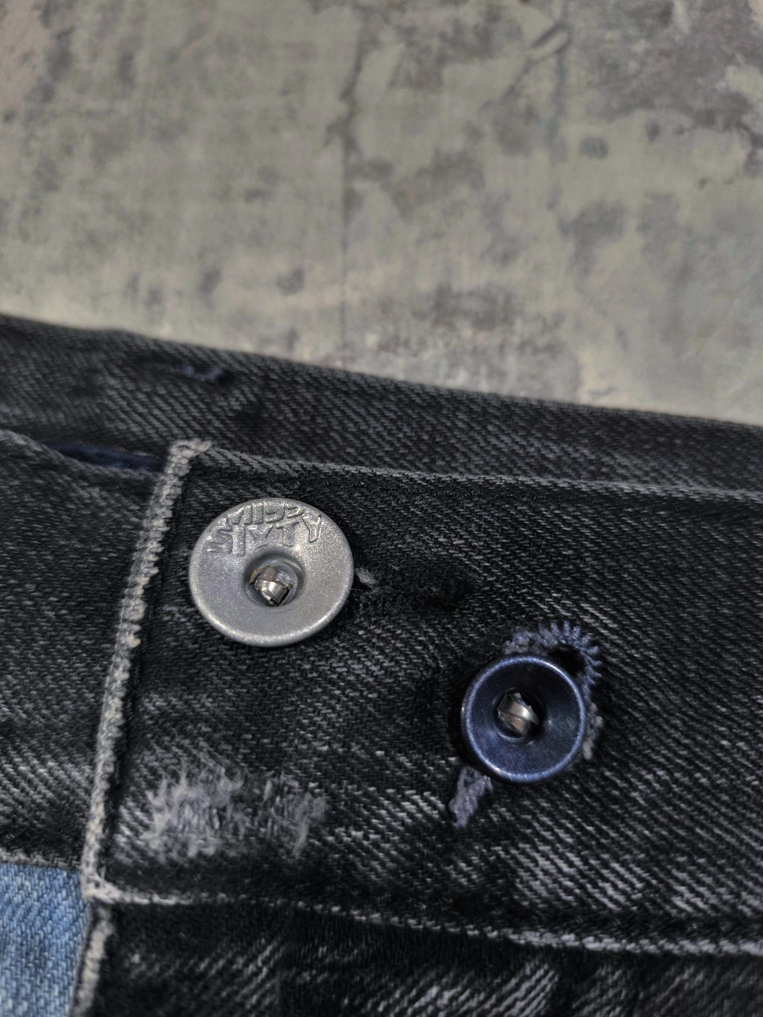 Hysteric Glamour × Miss Sixty Miss Sixty VTG Mini Skirt Distressed Patchwork Denim Y2K Size 30" / US 8 / IT 44 - 5 Thumbnail