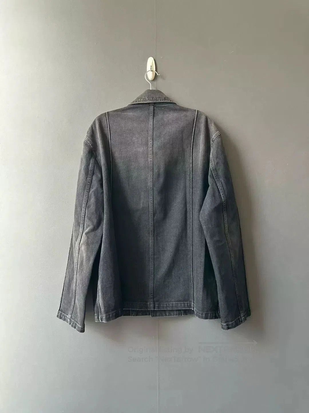 Loewe loewe denim jacket with leather patch. Size US L / EU 52-54 / 3 - 2 Thumbnail