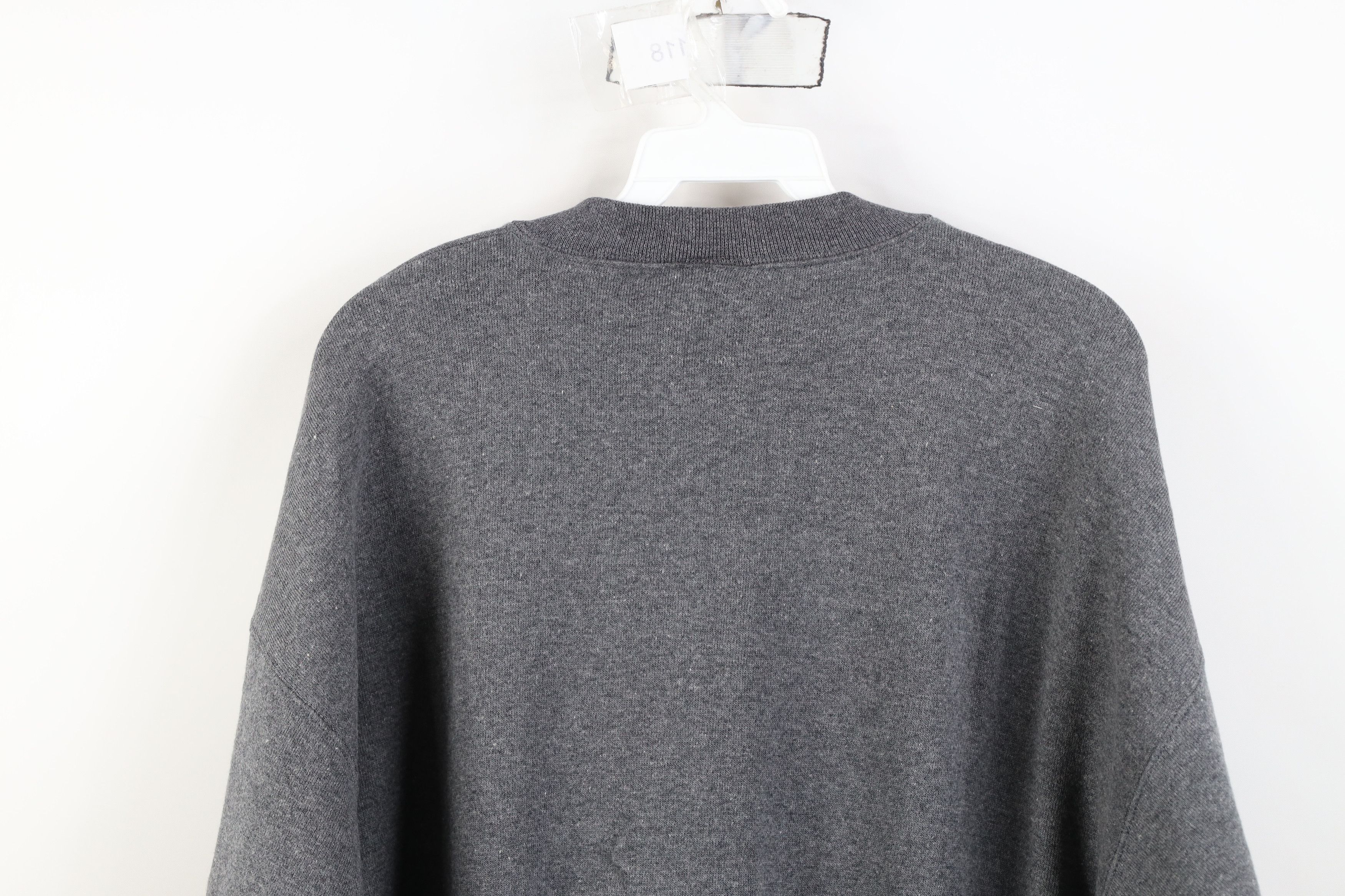 Vintage Deadstock Vintage 90s Streetwear Heavyweight Sweatshirt Gray Size US L / EU 52-54 / 3 - 10 Thumbnail
