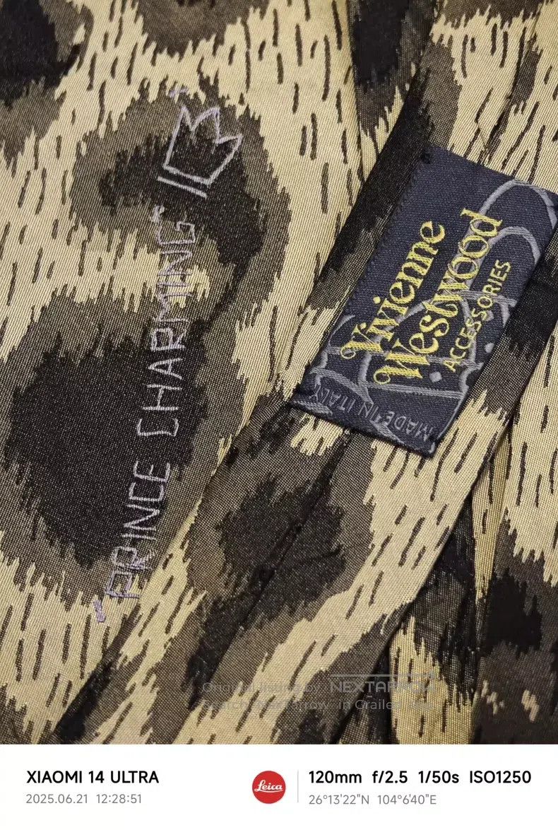 Vivienne Westwood Vivienne Westwood Black Engraved Tie Size ONE SIZE - 4 Thumbnail