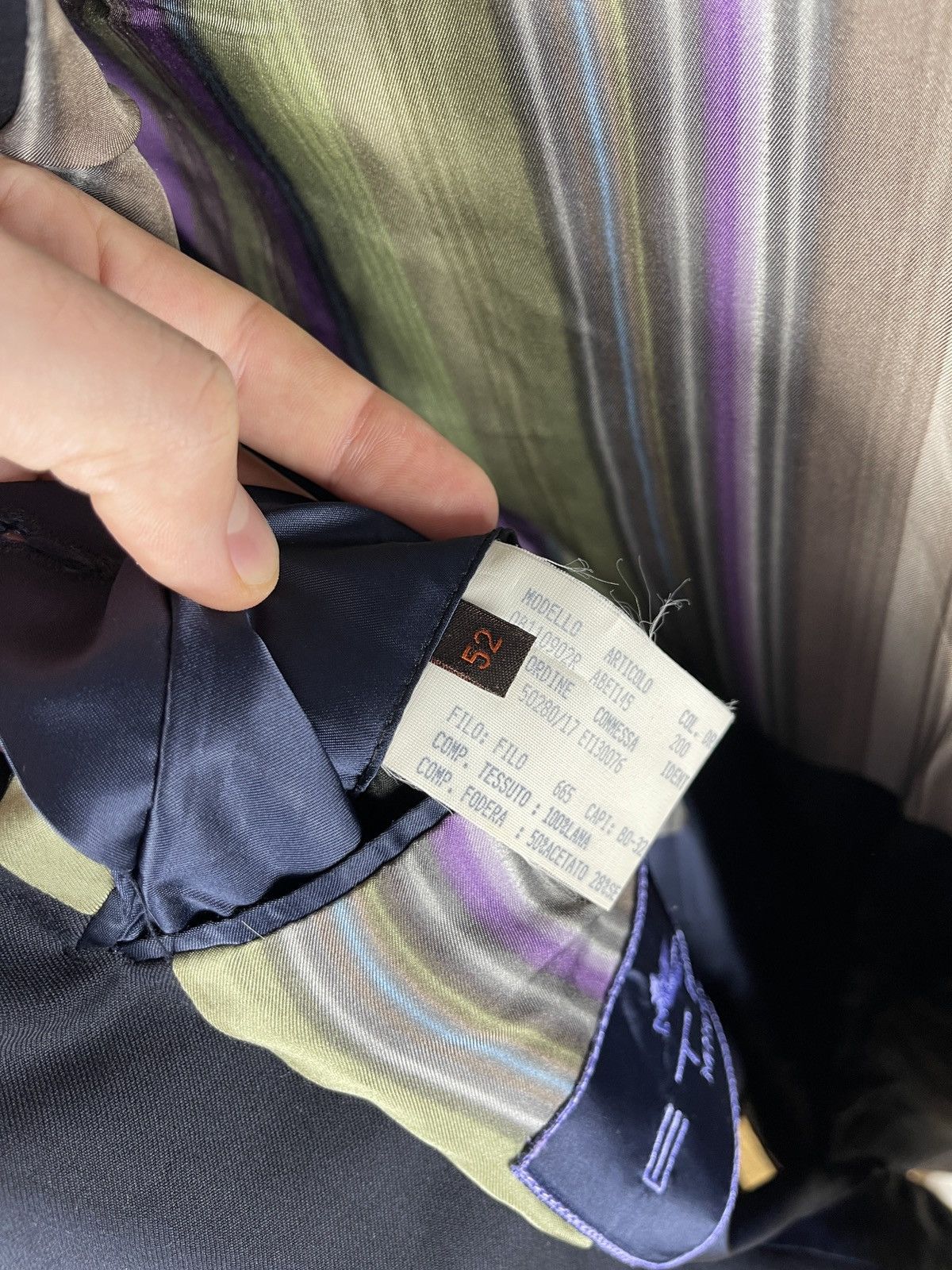 Etro ETRO Milano Wool Suit size 42R US / 52 EU Size 42R - 14 Thumbnail