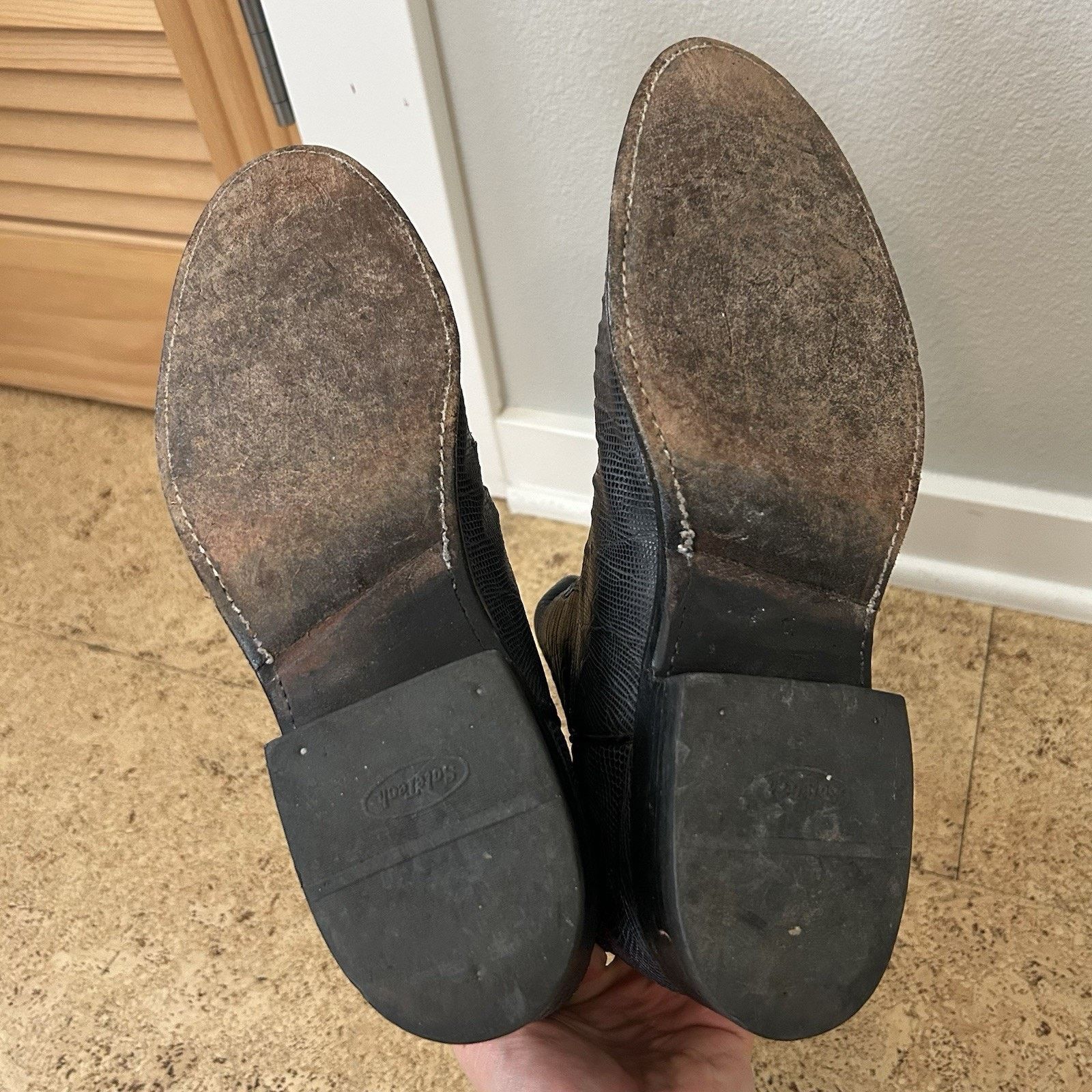 Lucchese Classics Lizard Skin Leather Handmade Cowboy Boots Size 9 D Size US 9 / EU 42 - 6 Thumbnail