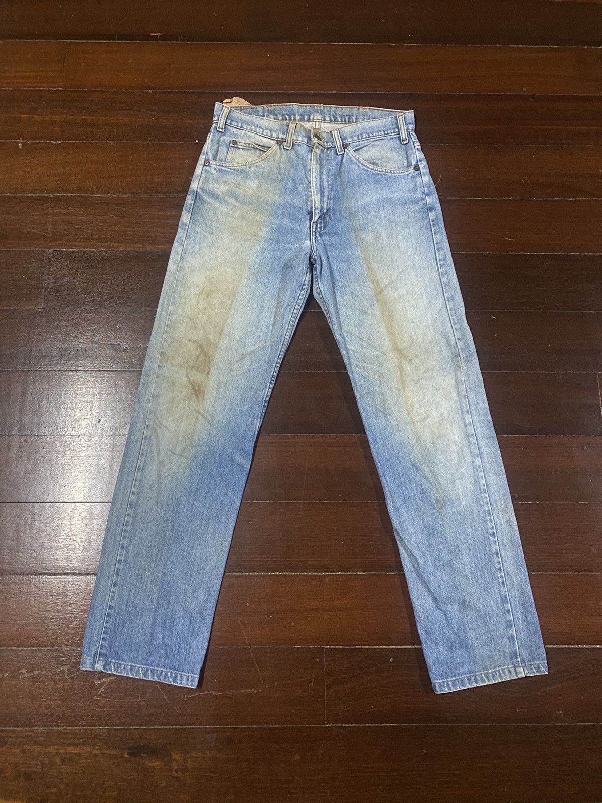Levi's Vintage 80s 90s Levi’s Oren tag rusty distressed mud wash Size US 32 / EU 48 - 1 Thumbnail