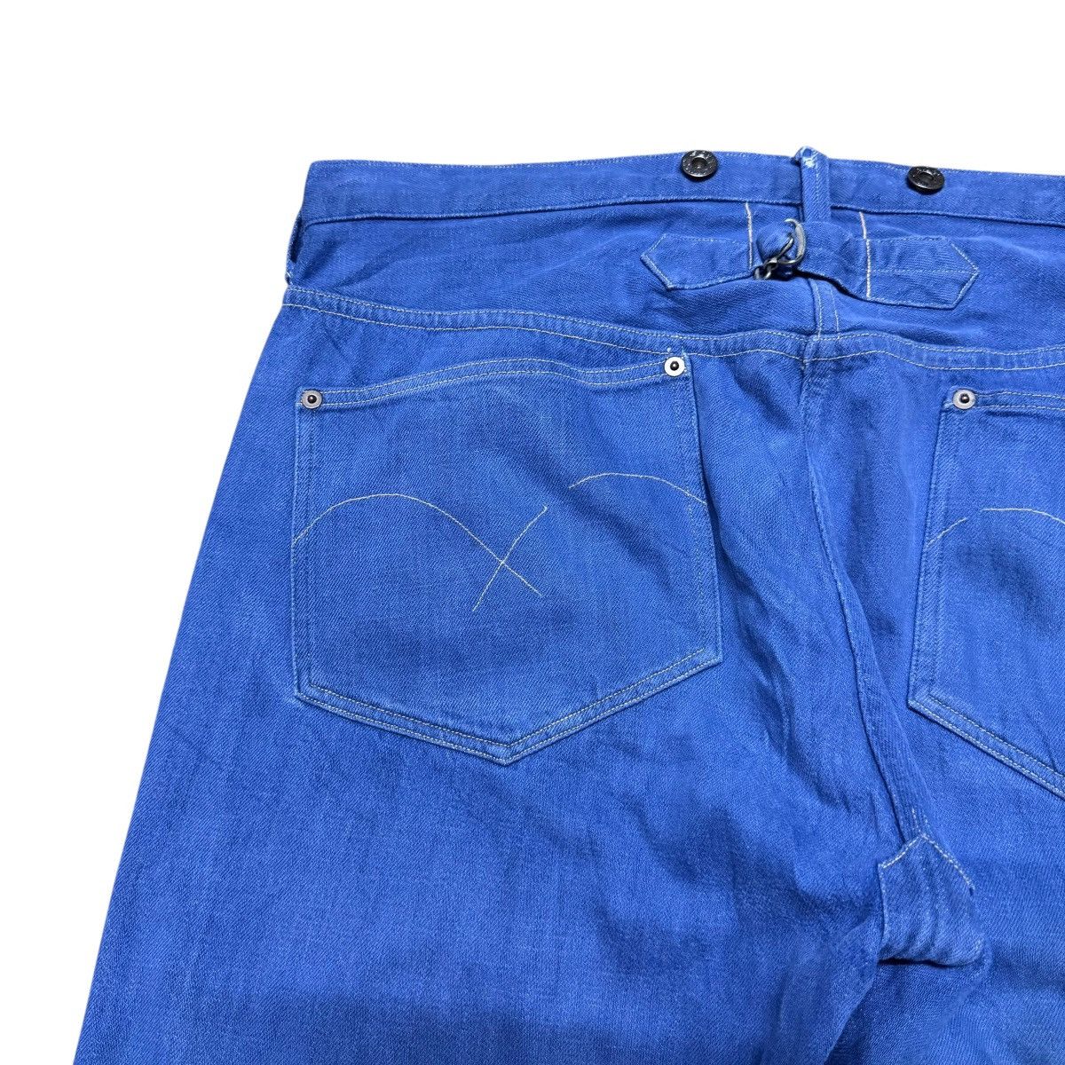 Heller's Cafe × Warehouse Vintage Heller's Cafe Denim Selvedge Jeans Size US 34 / EU 50 - 11 Thumbnail