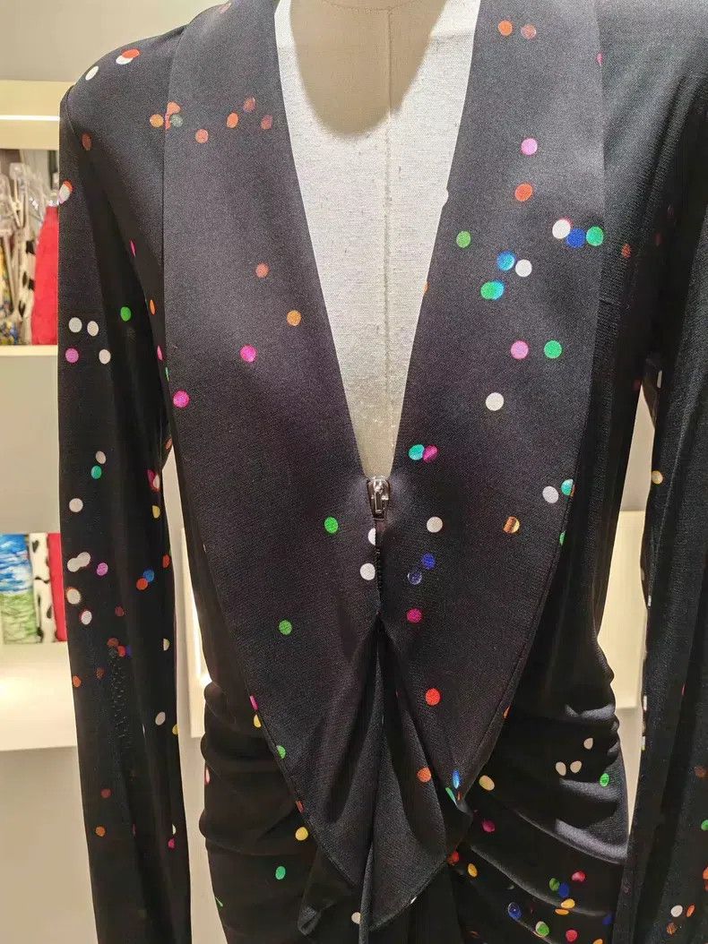 Givenchy Givenchy Colorful Polka Dot High-Density Knit Long-Sleeve Size M / US 6-8 / IT 42-44 - 8 Thumbnail