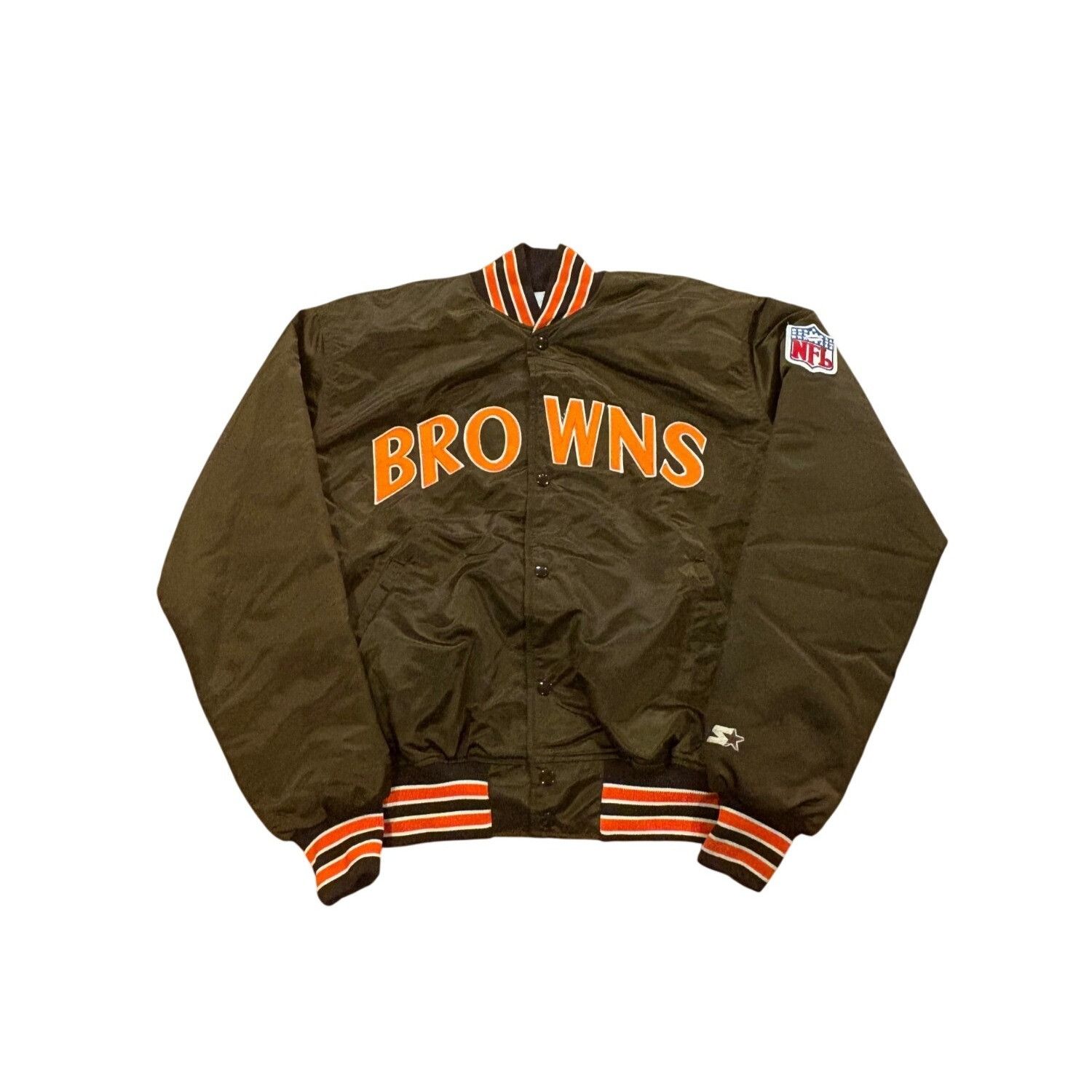 Starter Vintage 80s Starter Cleveland Browns Authentic NFL Pro Line Size US XL / EU 56 / 4 - 1 Thumbnail