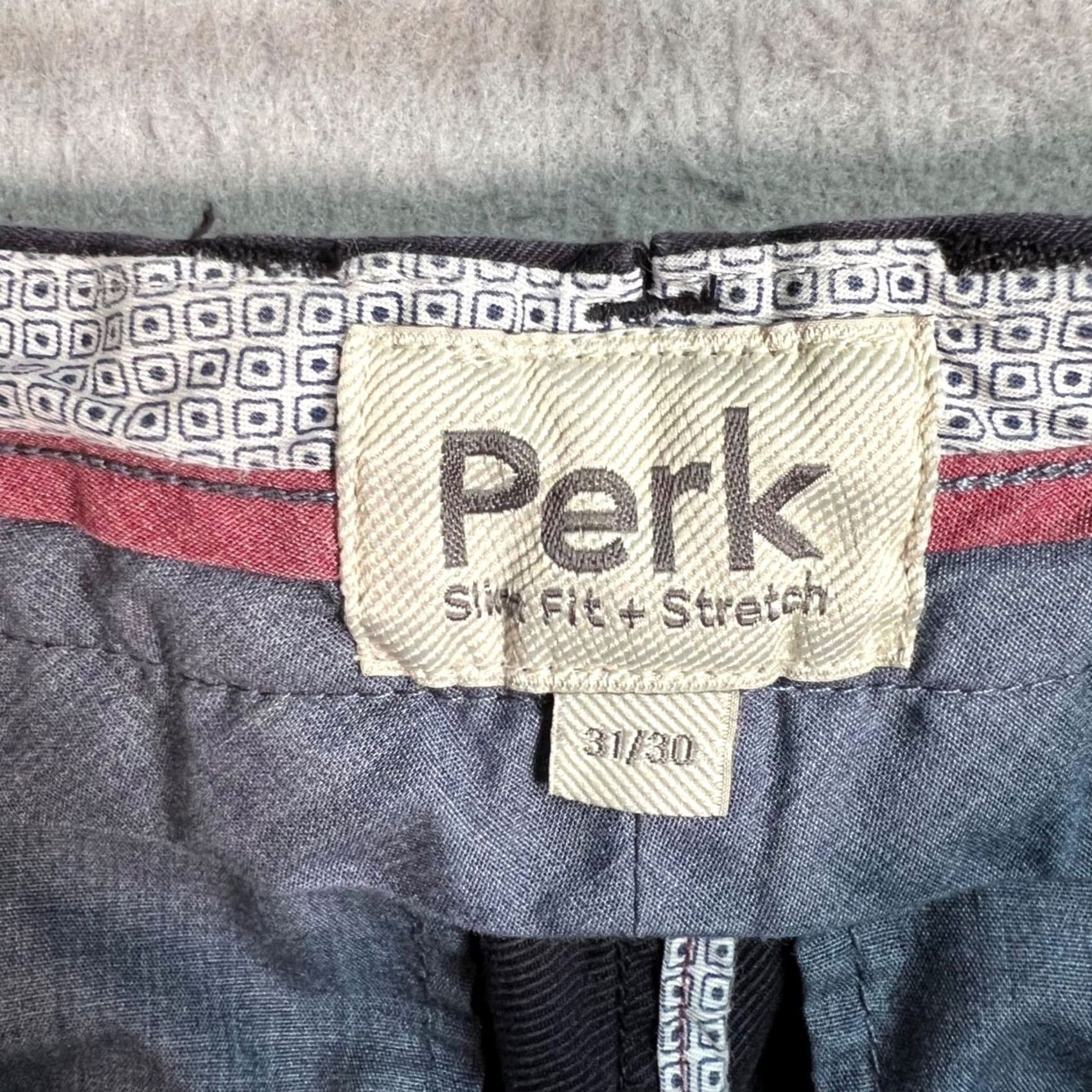 Vintage Perk Mens Slim Fit Chino Pants Black Cotton Blend Stretch 31 x 30 Slim Flat Front Inseam 28in Pants Mens Black Chino Stretch 31 Size US 31 - 3 Thumbnail